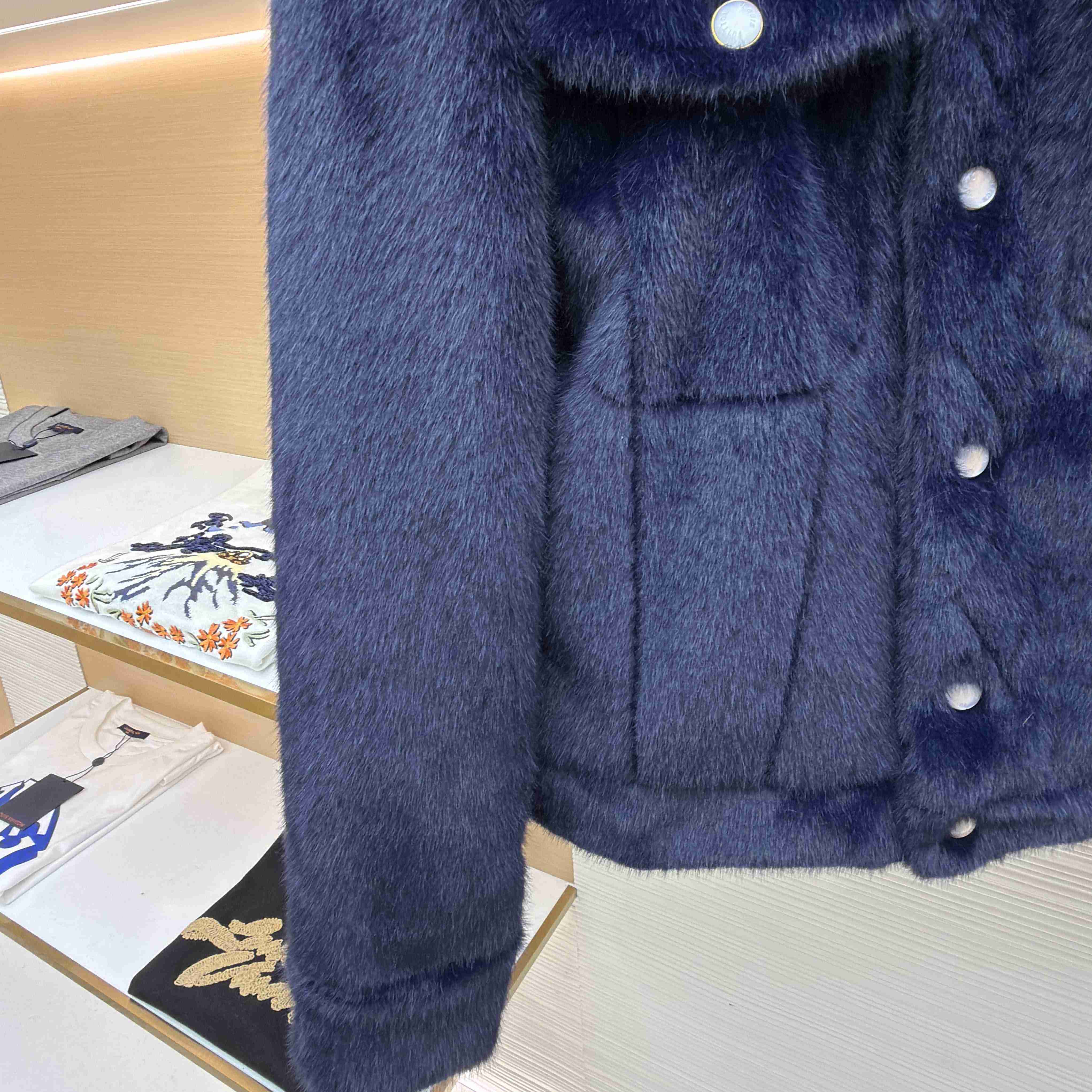 Louis Vuitton Mink Denim Trucker Jacket   1AILX0 - DopestKickz