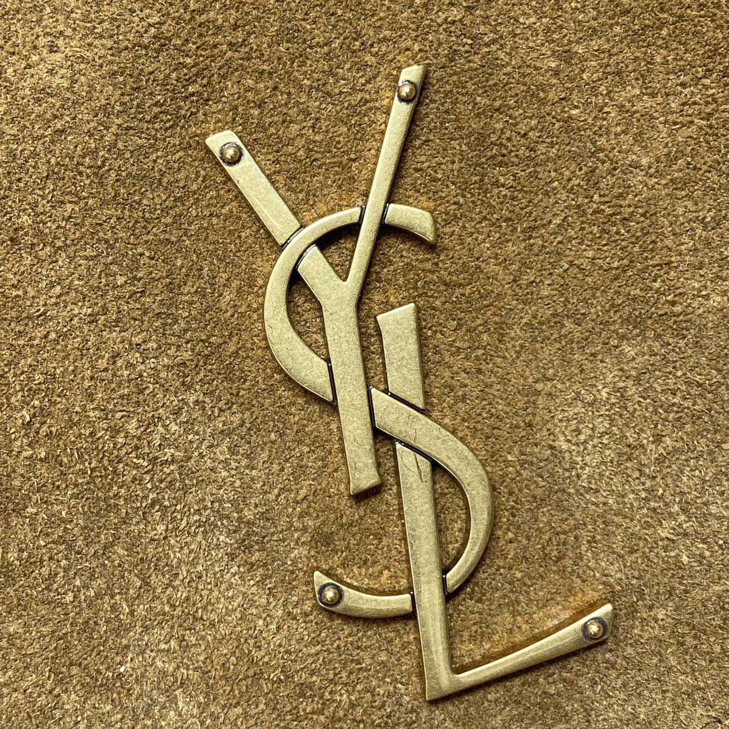 Saint Laurent Niki Satchel In Suede - DopestKickz