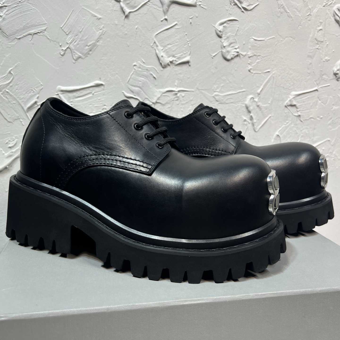 Balenciaga Stomper Derby In Black - DopestKickz