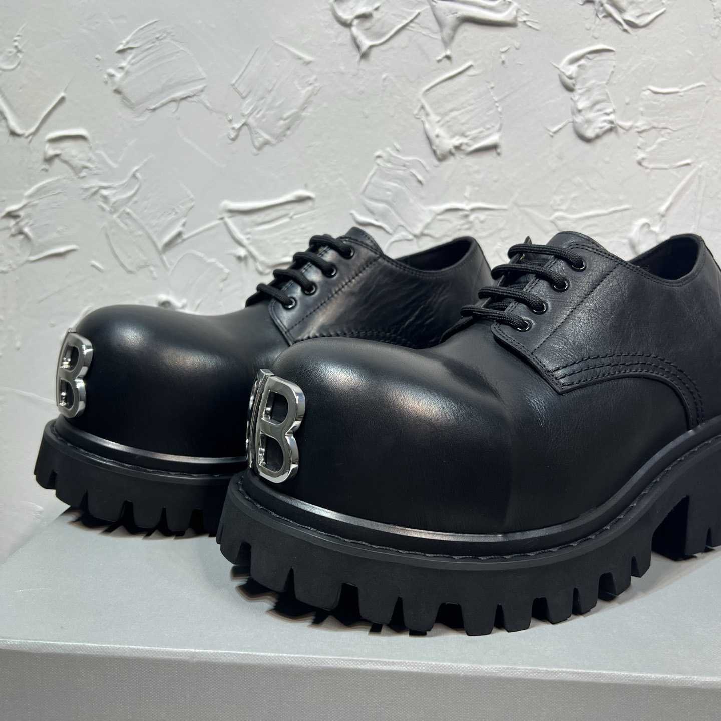 Balenciaga Stomper Derby In Black - DopestKickz