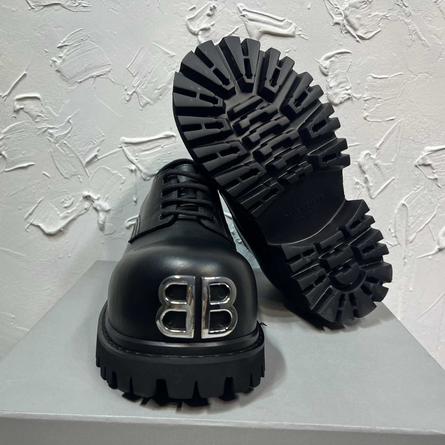 Balenciaga Stomper Derby In Black - DopestKickz