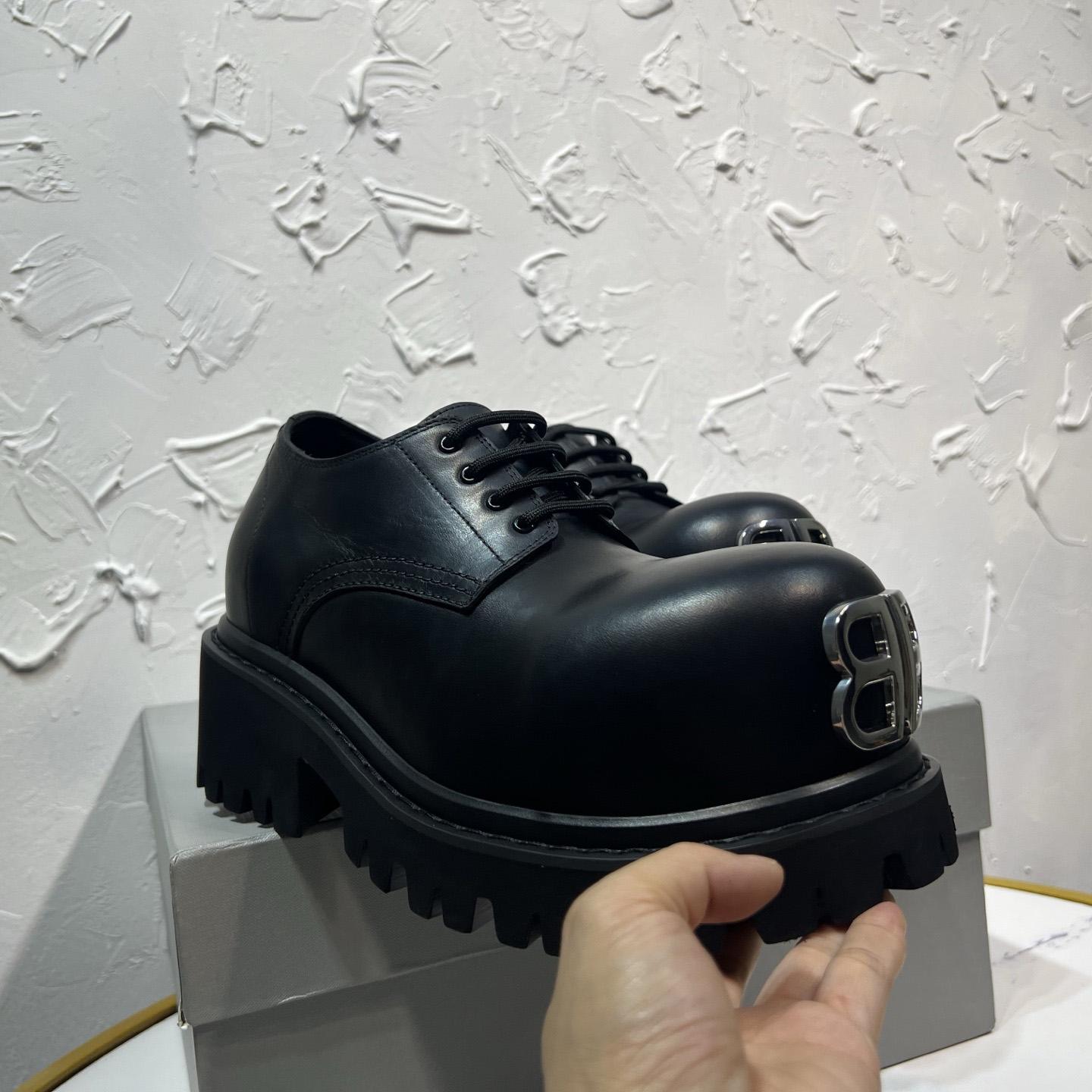 Balenciaga Stomper Derby In Black - DopestKickz