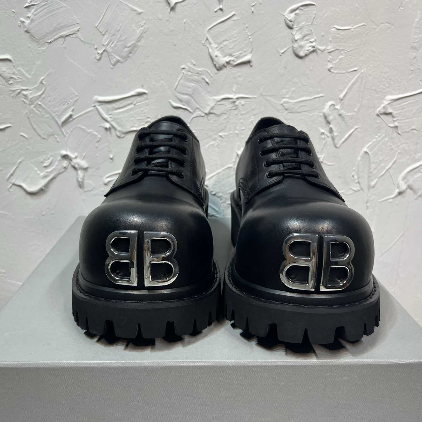 Balenciaga Stomper Derby In Black - DopestKickz