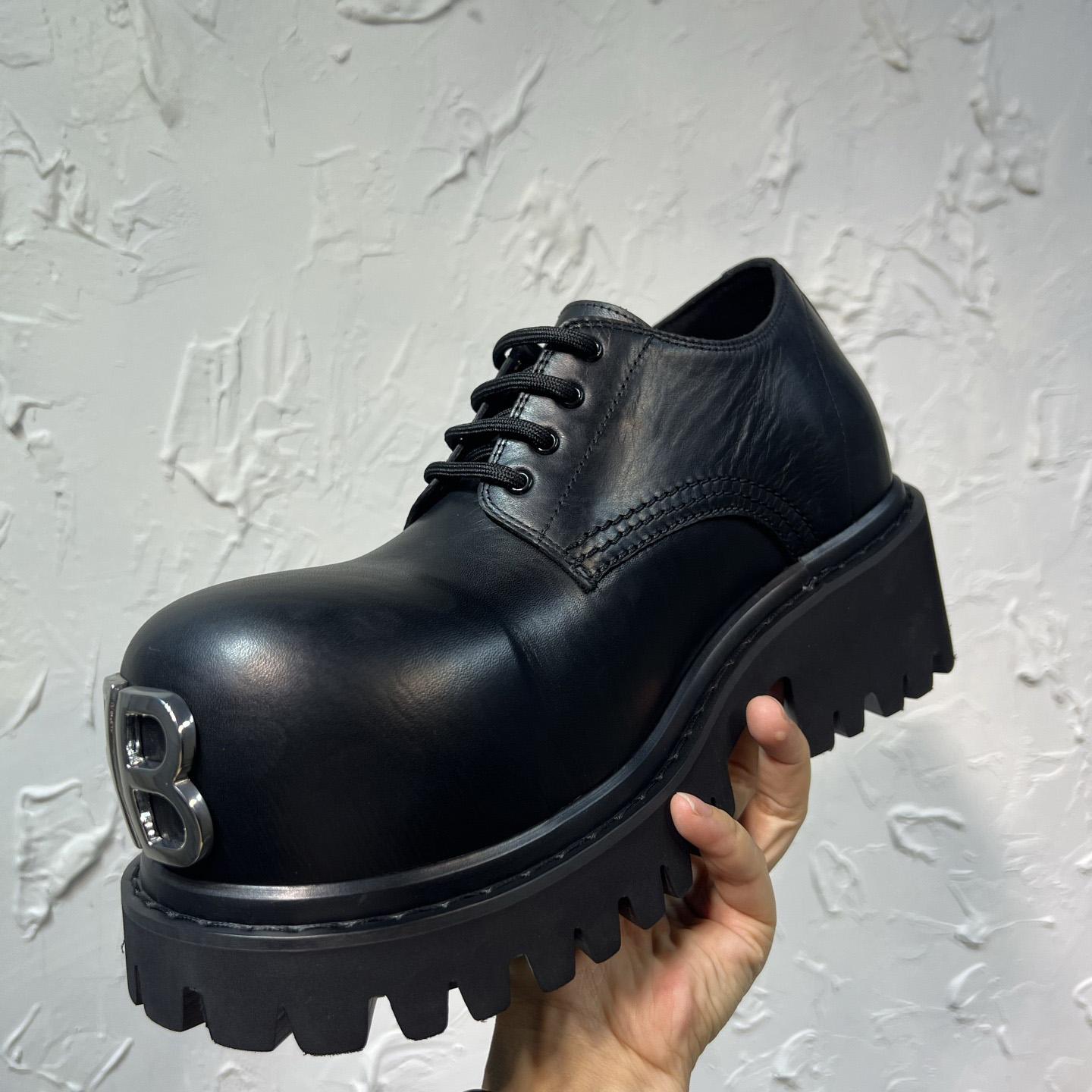 Balenciaga Stomper Derby In Black - DopestKickz