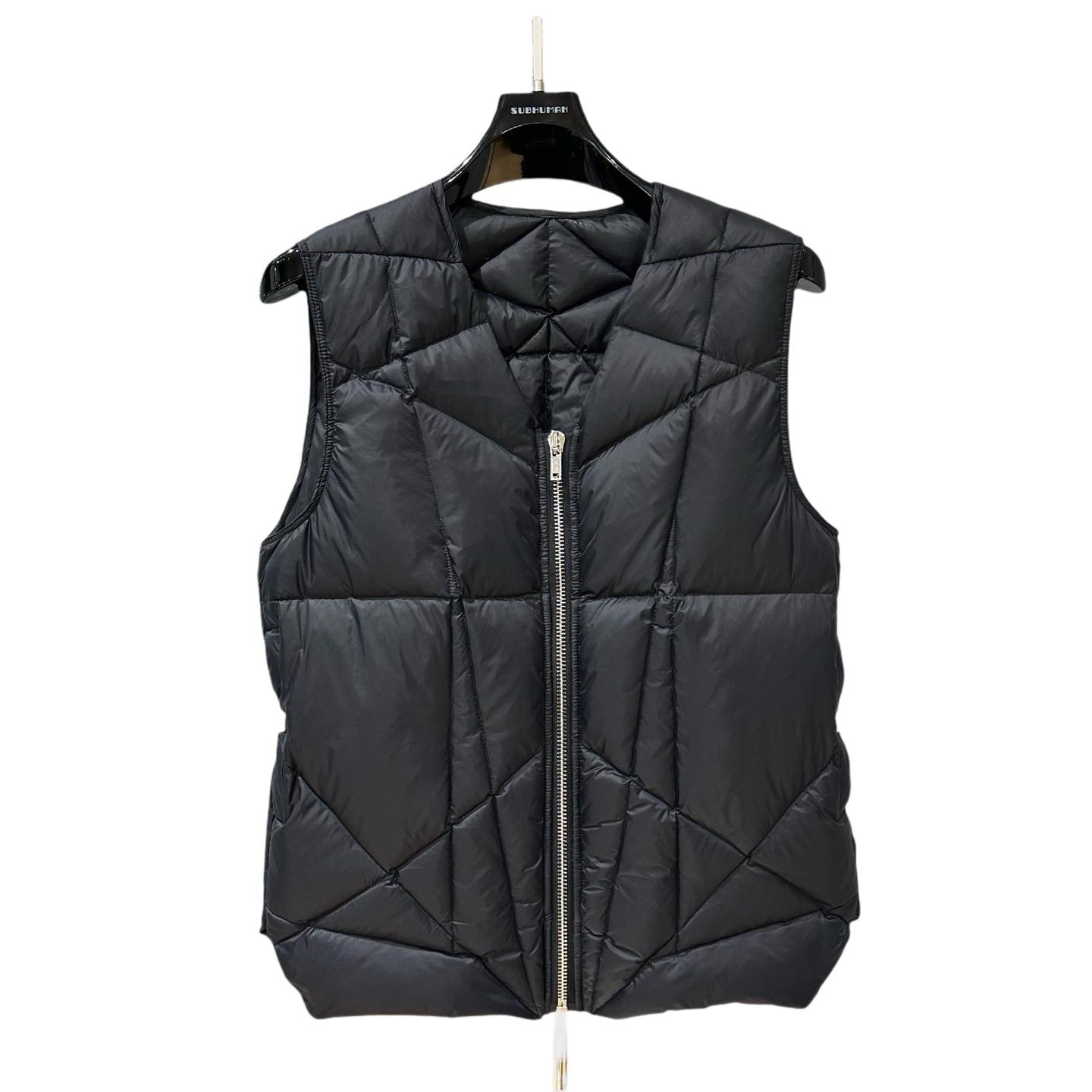 Rick Owens Quilted Down Puffer Vest - DopestKickz