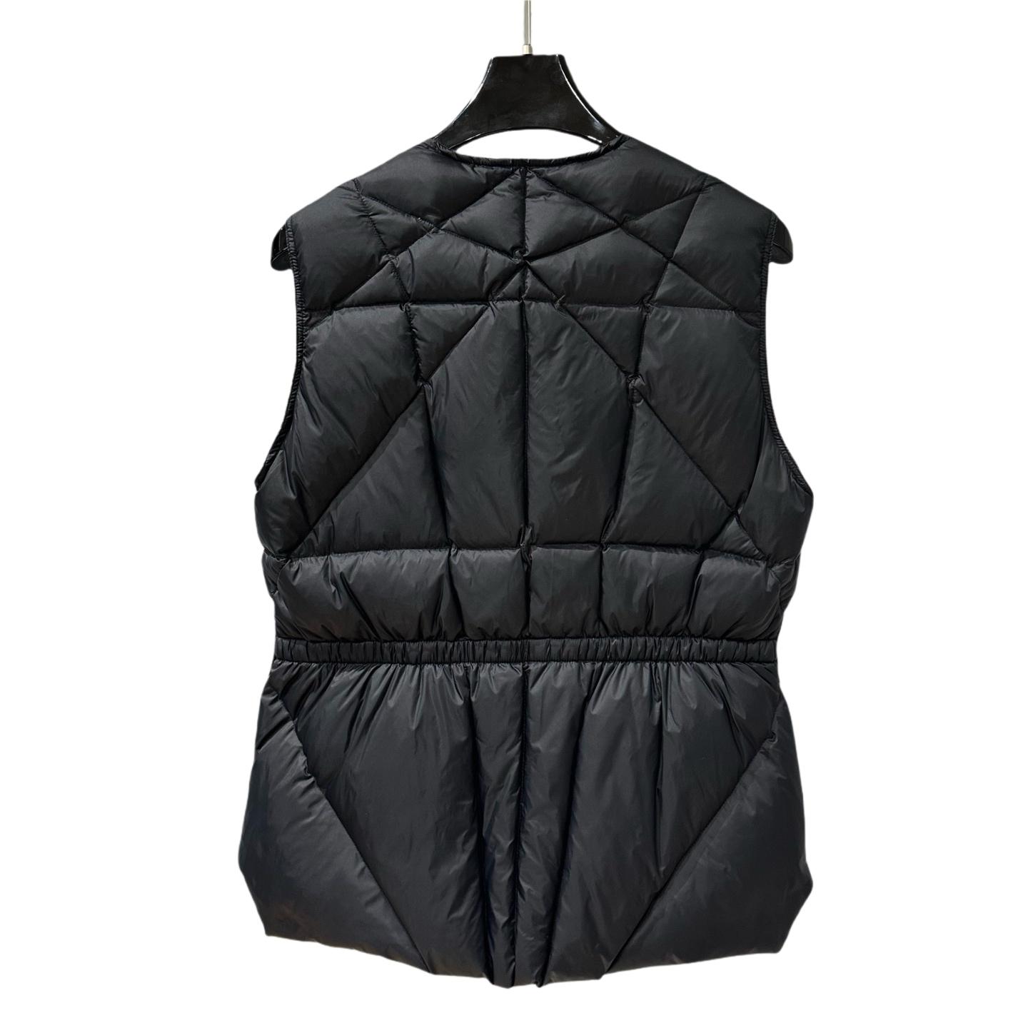 Rick Owens Quilted Down Puffer Vest - DopestKickz