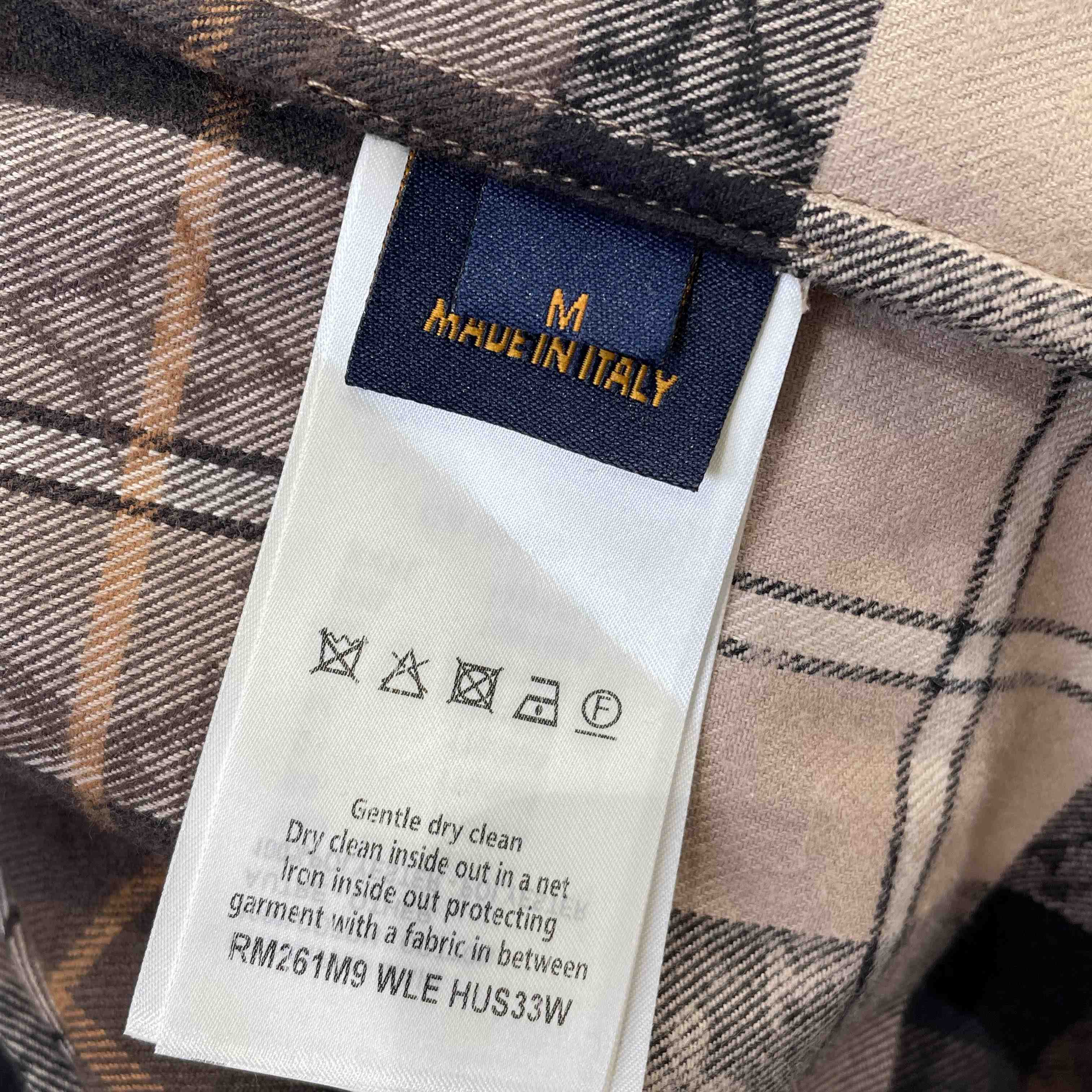 Louis Vuitton Monogram Flannel Long-Sleeved Polo Shirt   1AIKAJ - DopestKickz