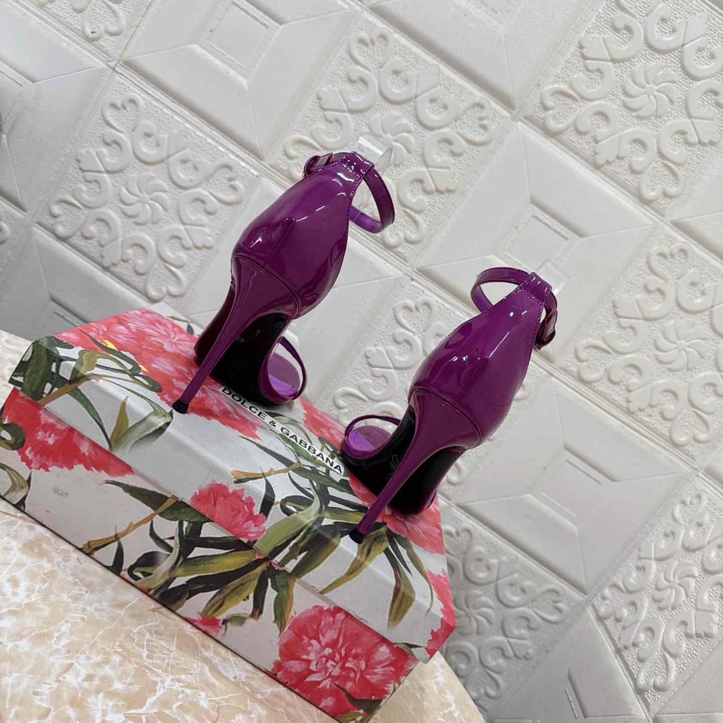 Dolce & Gabbana DNA 105mm Ankle-strap Stiletto Sandals - DopestKickz