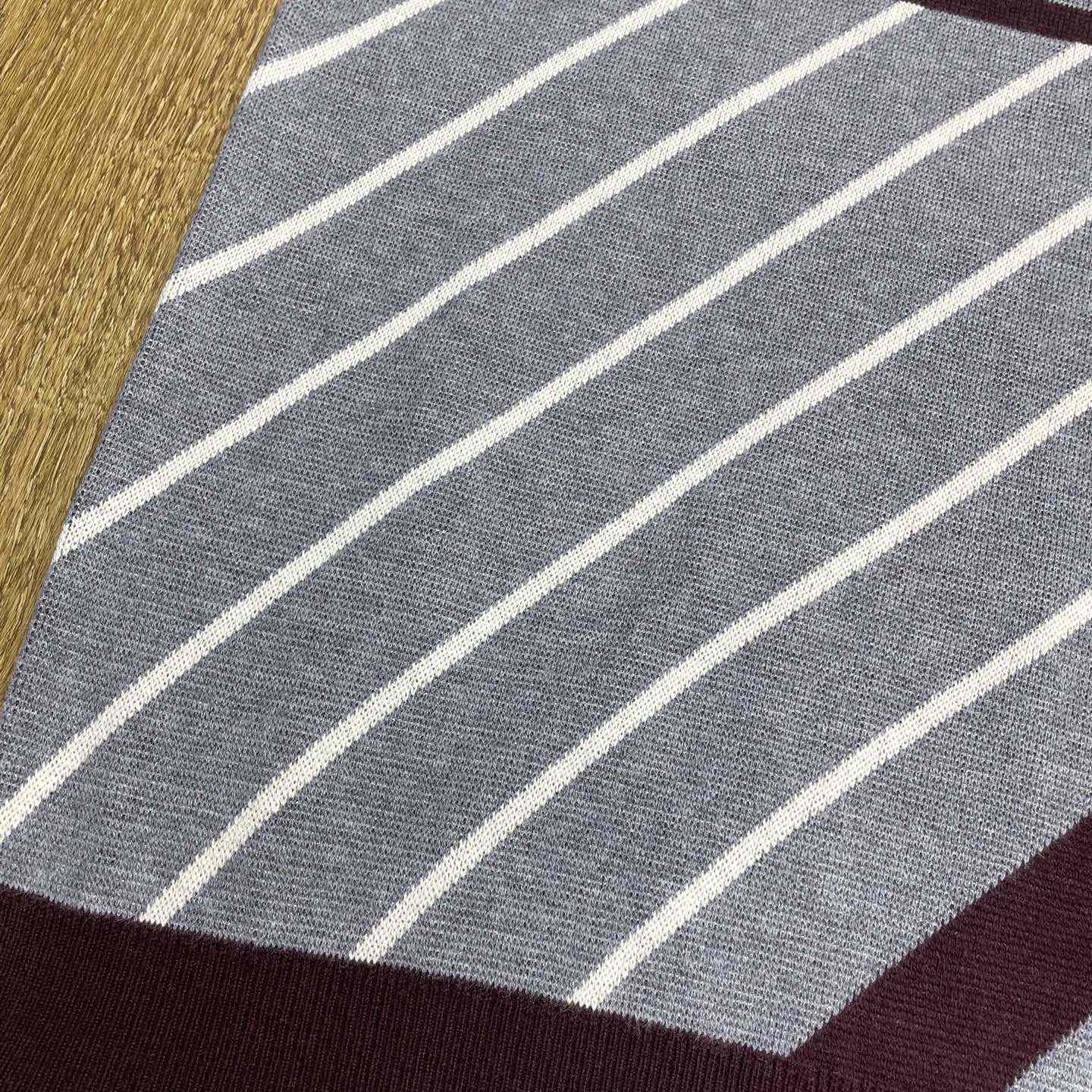 Casablanca Merino Diagonal Tennis Polo   Z6025 - DopestKickz