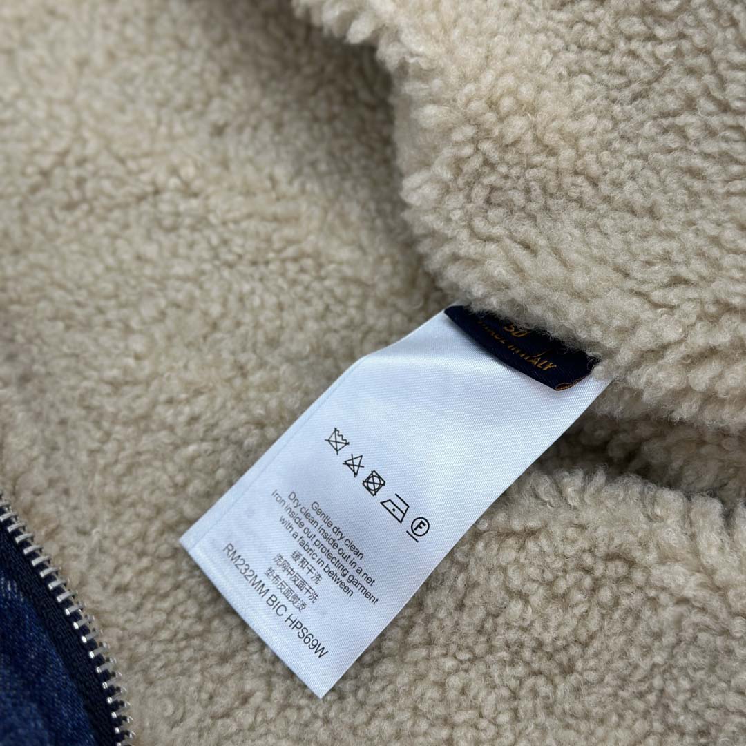 Louis Vuitton Denim Fleece Blouson   1AGINP - DopestKickz
