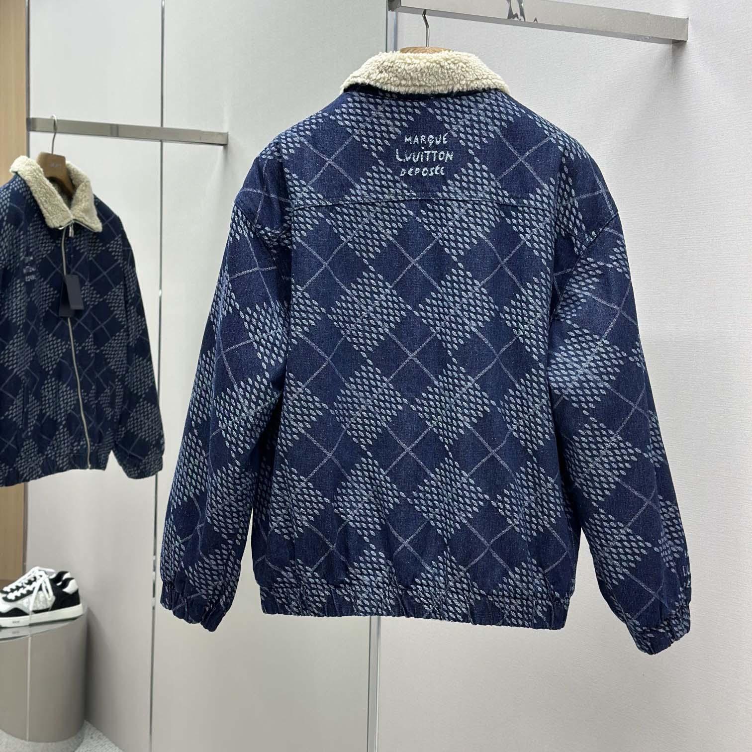 Louis Vuitton Denim Fleece Blouson   1AGINP - DopestKickz