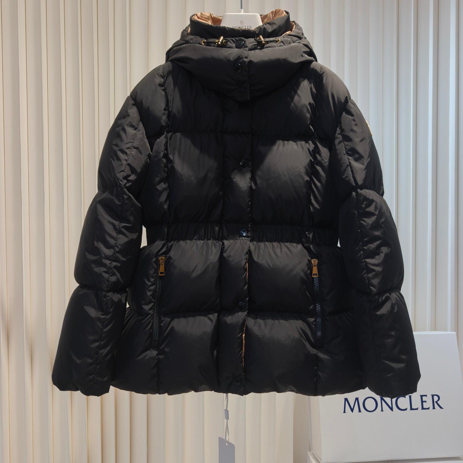 Moncler Agneux Square-Quilted Hooded Short Down Jacket - DopestKickz