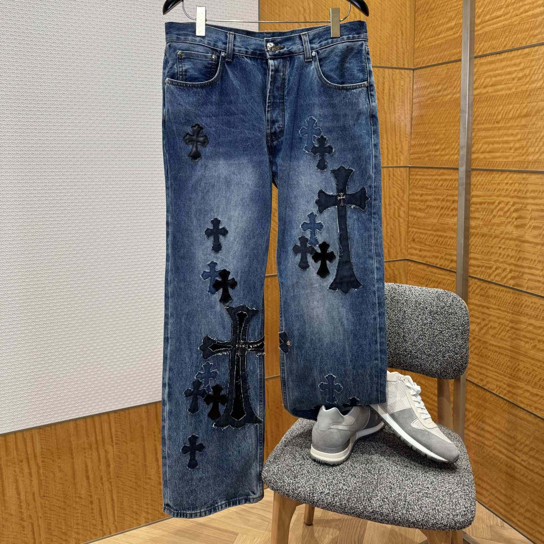 Chrome Hearts Jeans - DopestKickz