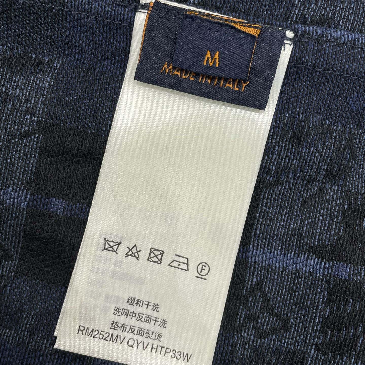 Louis Vuitton Monogram Tartan Denim Overshirt   1AIK94 - DopestKickz