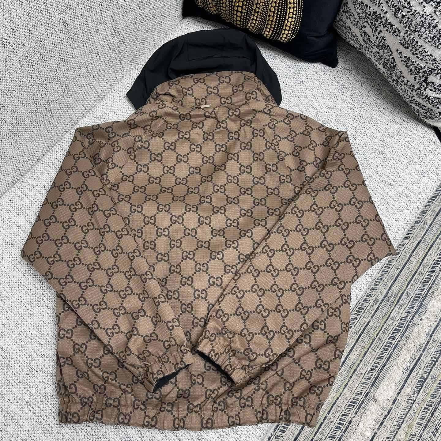 Gucci Reversible Monogrammed Shell Hooded Jacket - DopestKickz