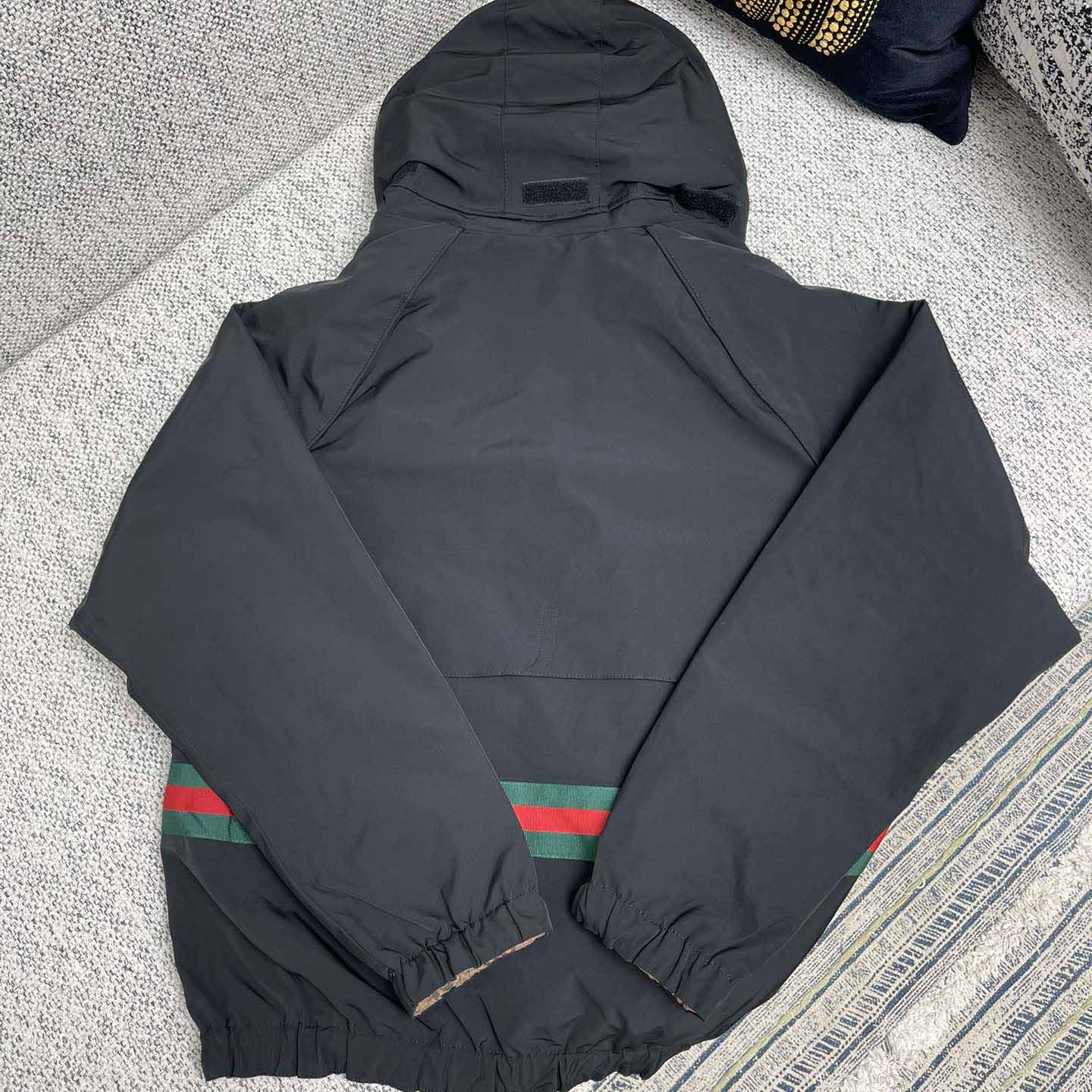 Gucci Reversible Monogrammed Shell Hooded Jacket - DopestKickz