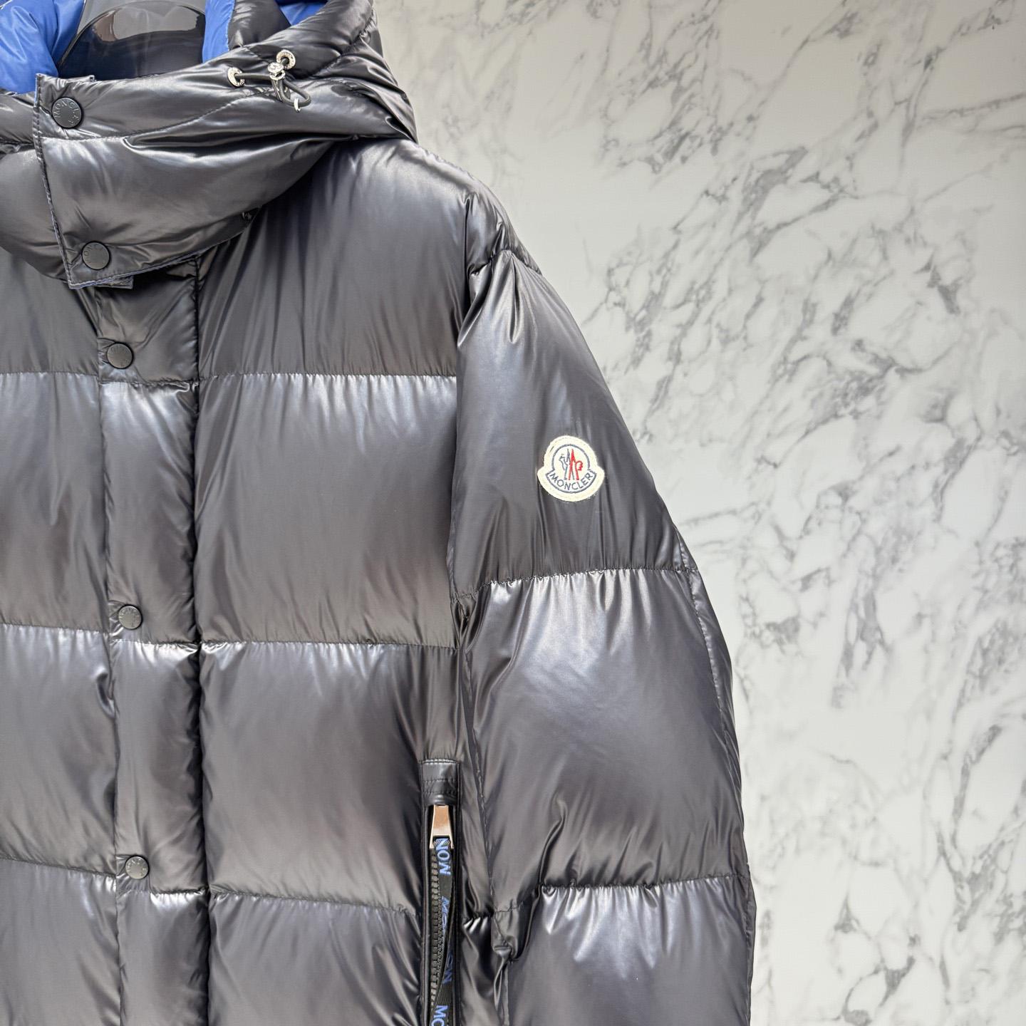 Moncler Hooded Long Down Jacket - DopestKickz