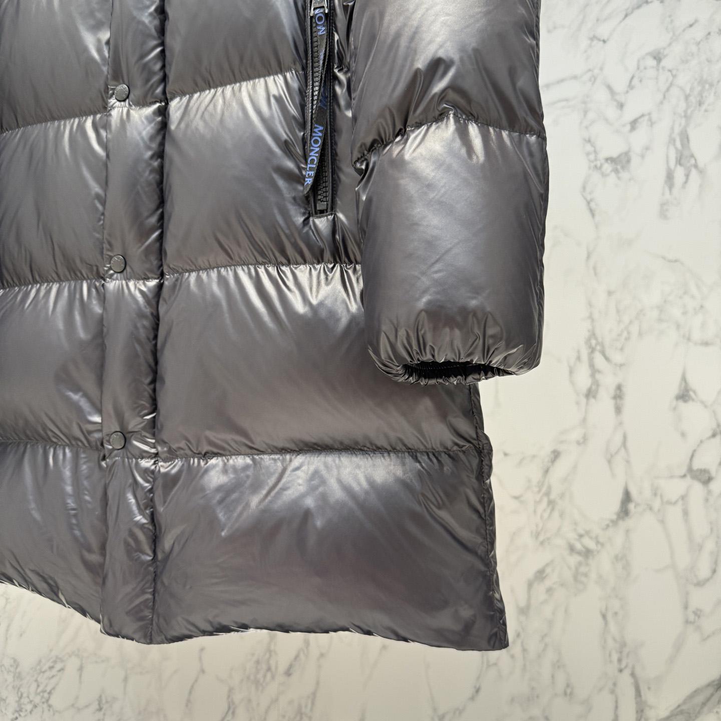 Moncler Hooded Long Down Jacket - DopestKickz