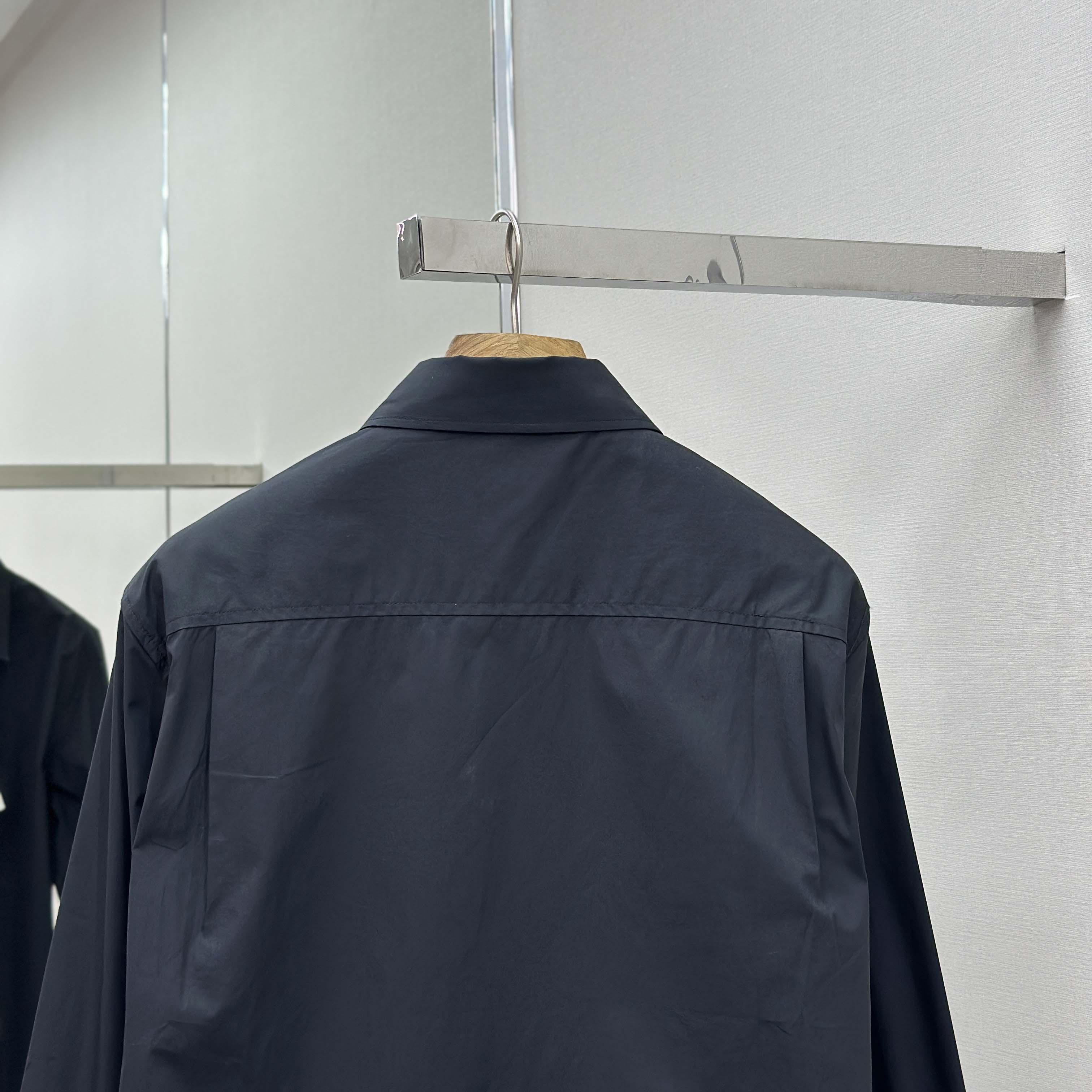 Louis Vuitton Embroidered Signature Long-Sleeved Shirt   1AIMIY - DopestKickz