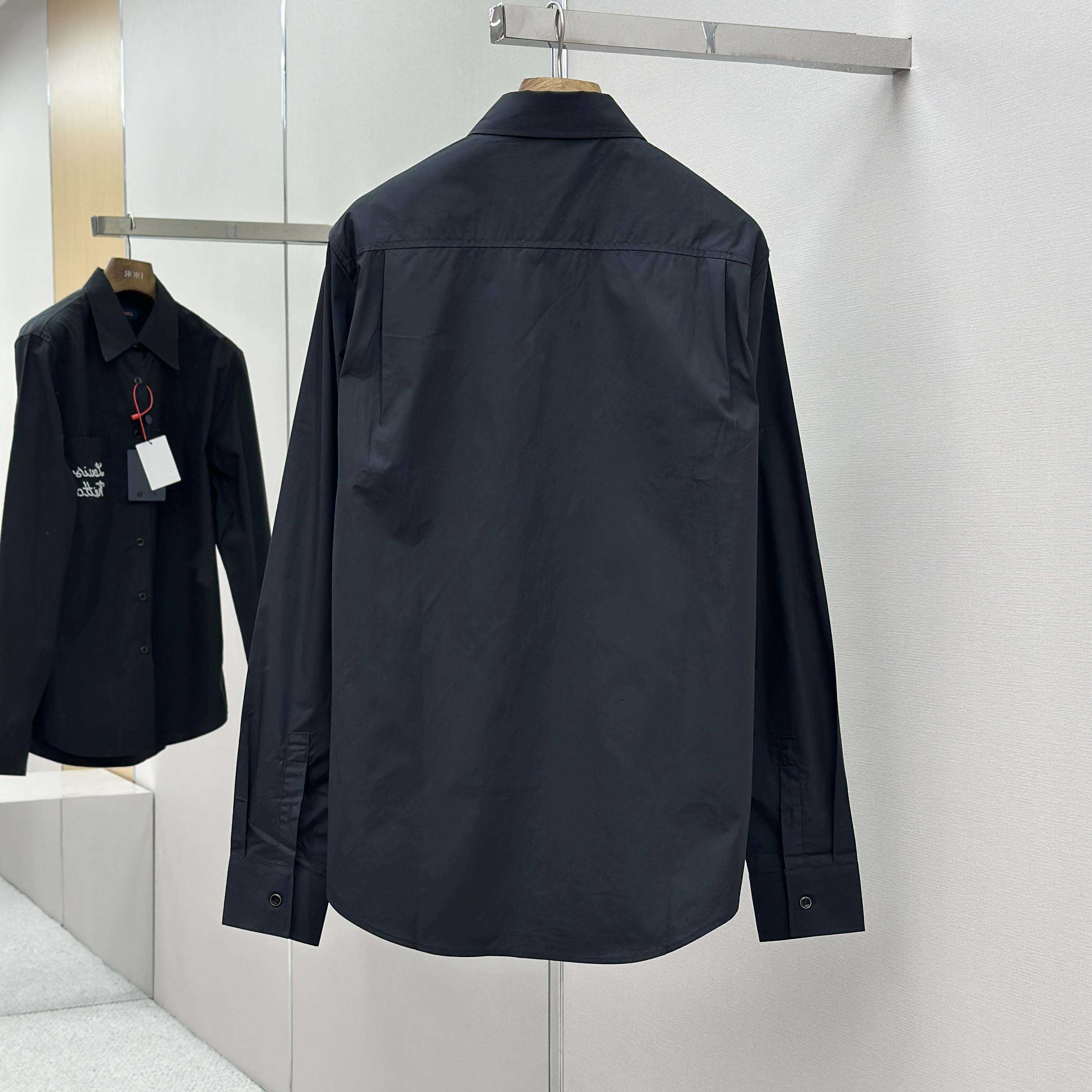 Louis Vuitton Embroidered Signature Long-Sleeved Shirt   1AIMIY - DopestKickz