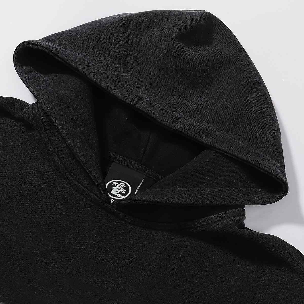 Hellstar Blazing Flame Washed Hoodie  - DopestKickz