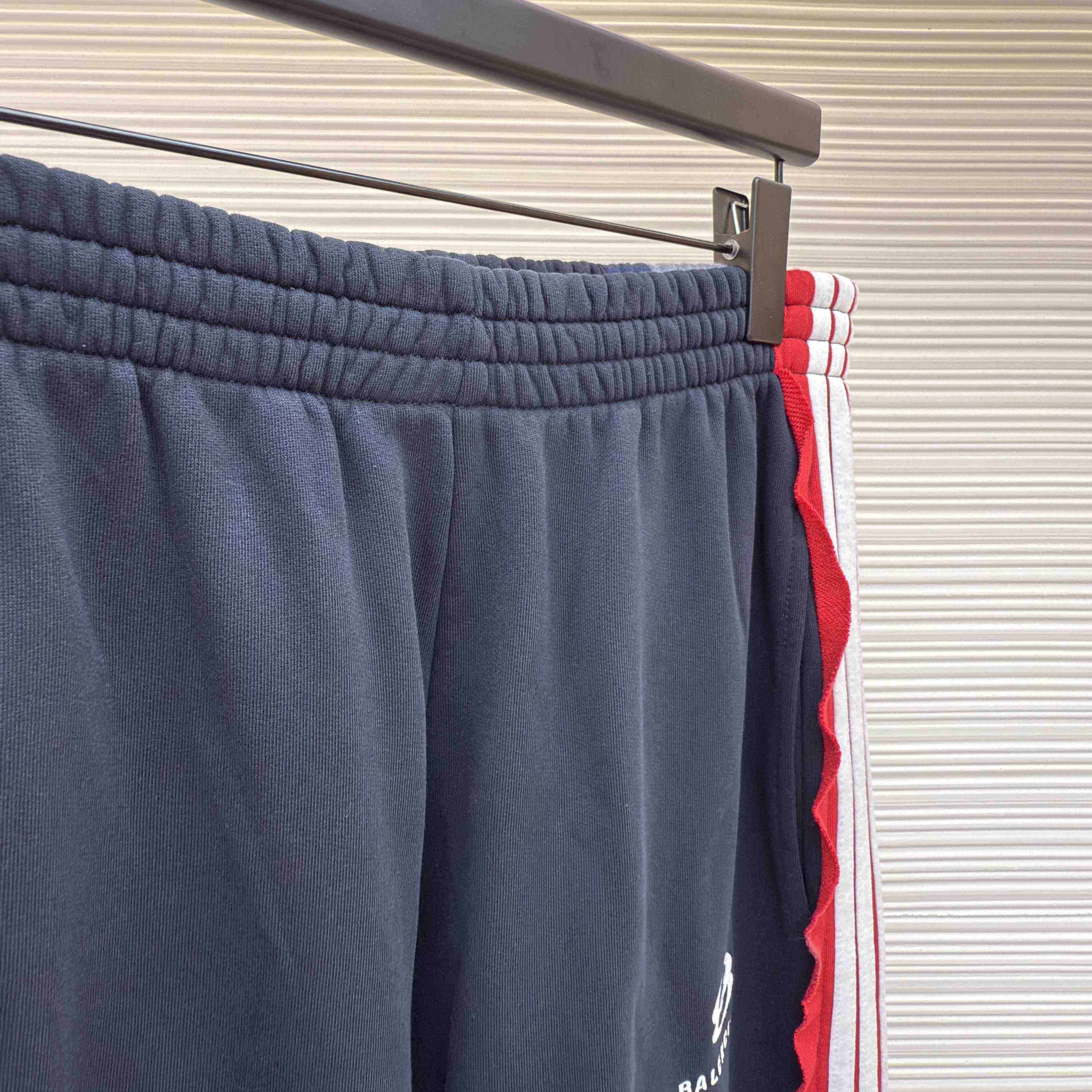 Balenciaga Cut-Up Oversized Sweatpants In Faded Black And White Dry Fleece - DopestKickz