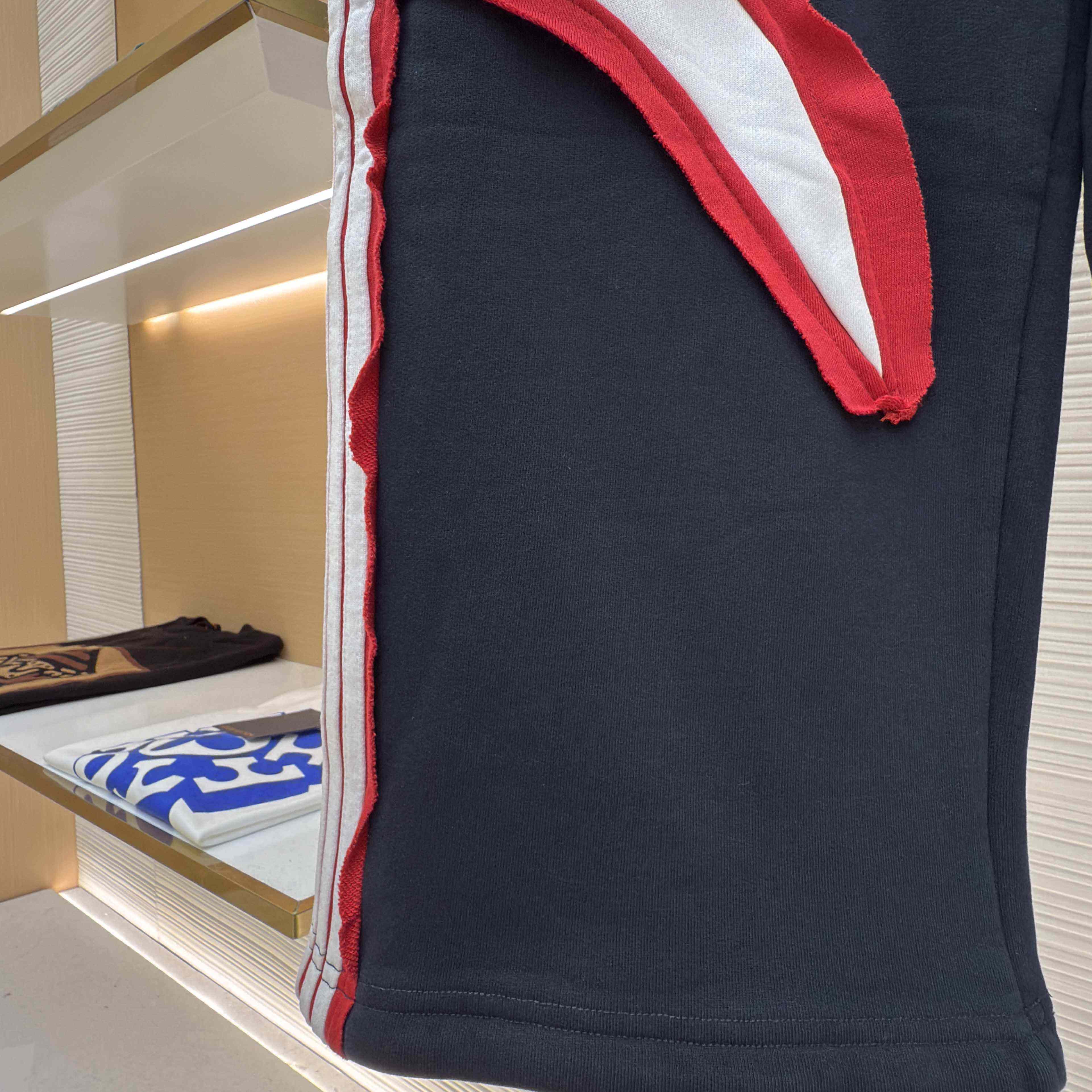 Balenciaga Cut-Up Oversized Sweatpants In Faded Black And White Dry Fleece - DopestKickz