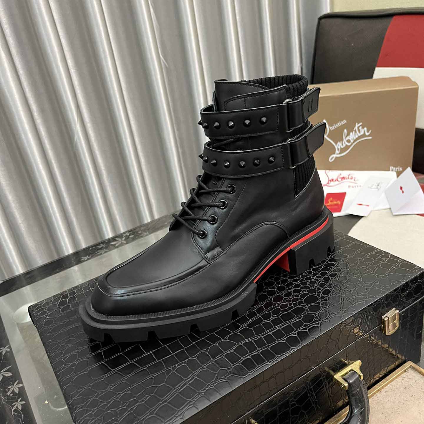 Christian Louboutin Our Flight Flat Derby Boot - DopestKickz