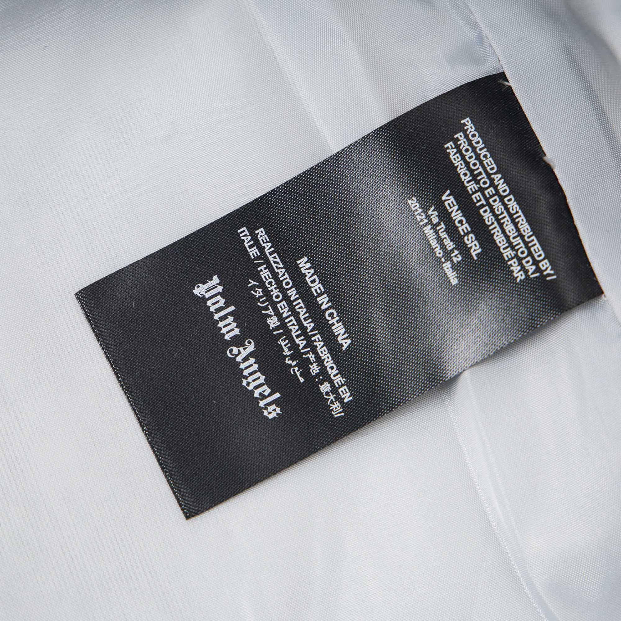 Palm Angels Curved Logo Track Varsity Jacket - DopestKickz