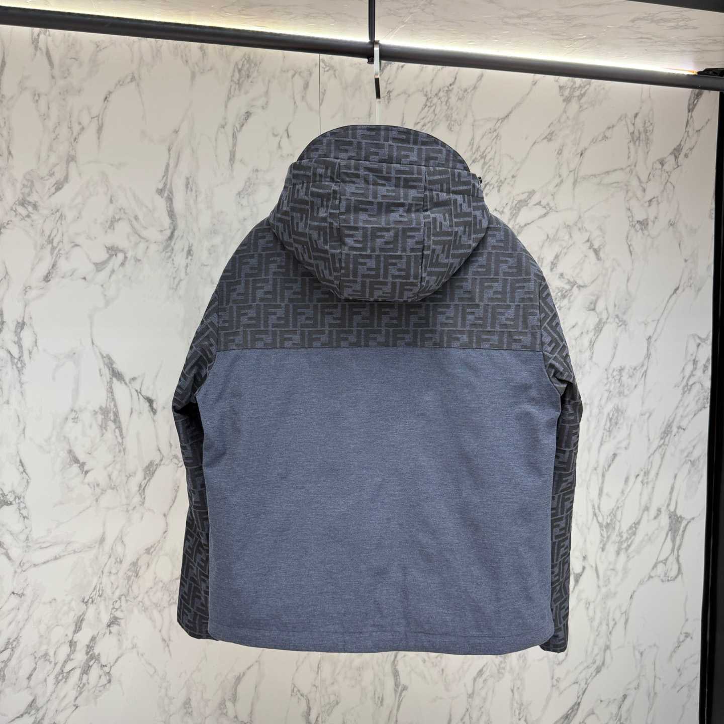 Fendi 'FF Denim Tech' Padded Jacket - DopestKickz