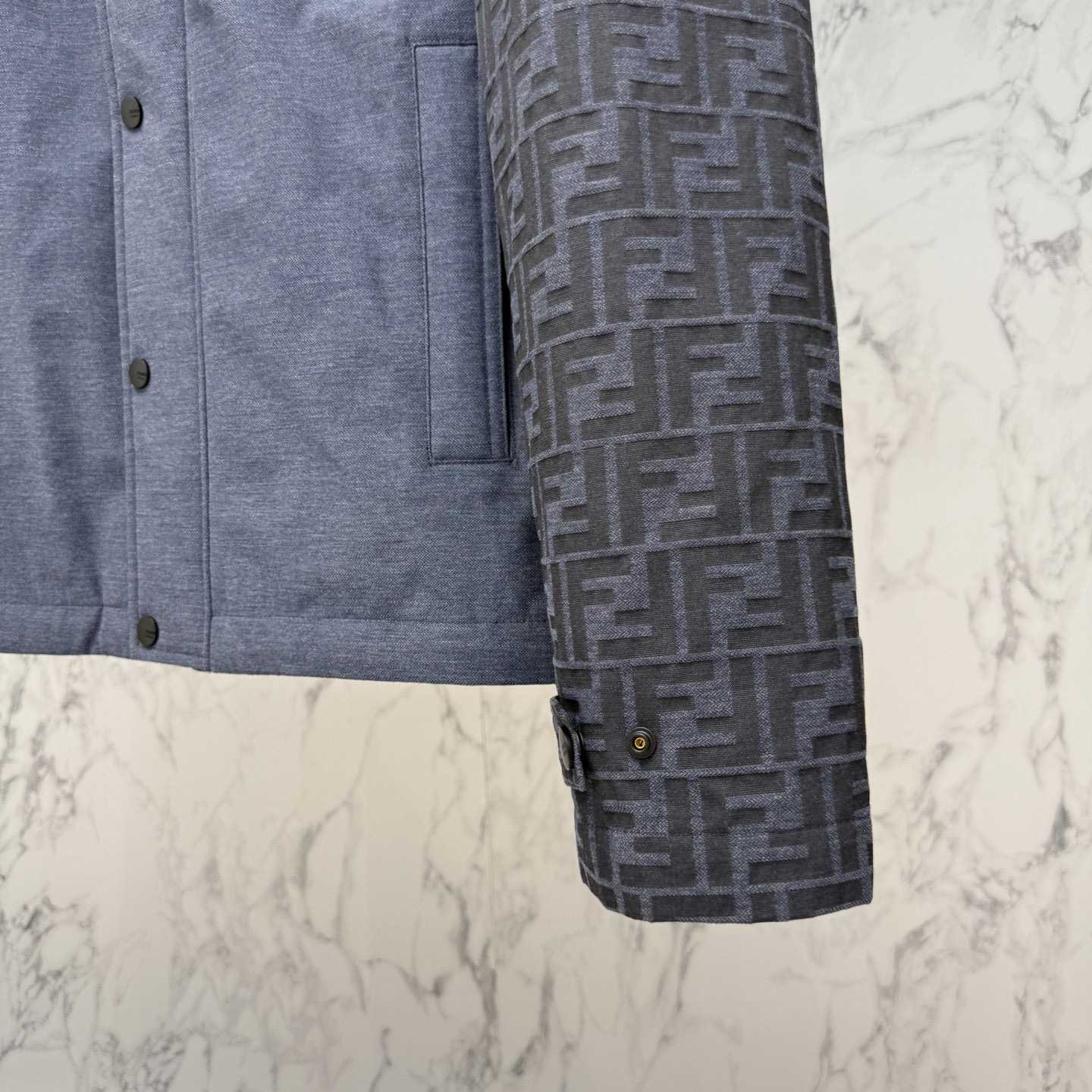 Fendi 'FF Denim Tech' Padded Jacket - DopestKickz