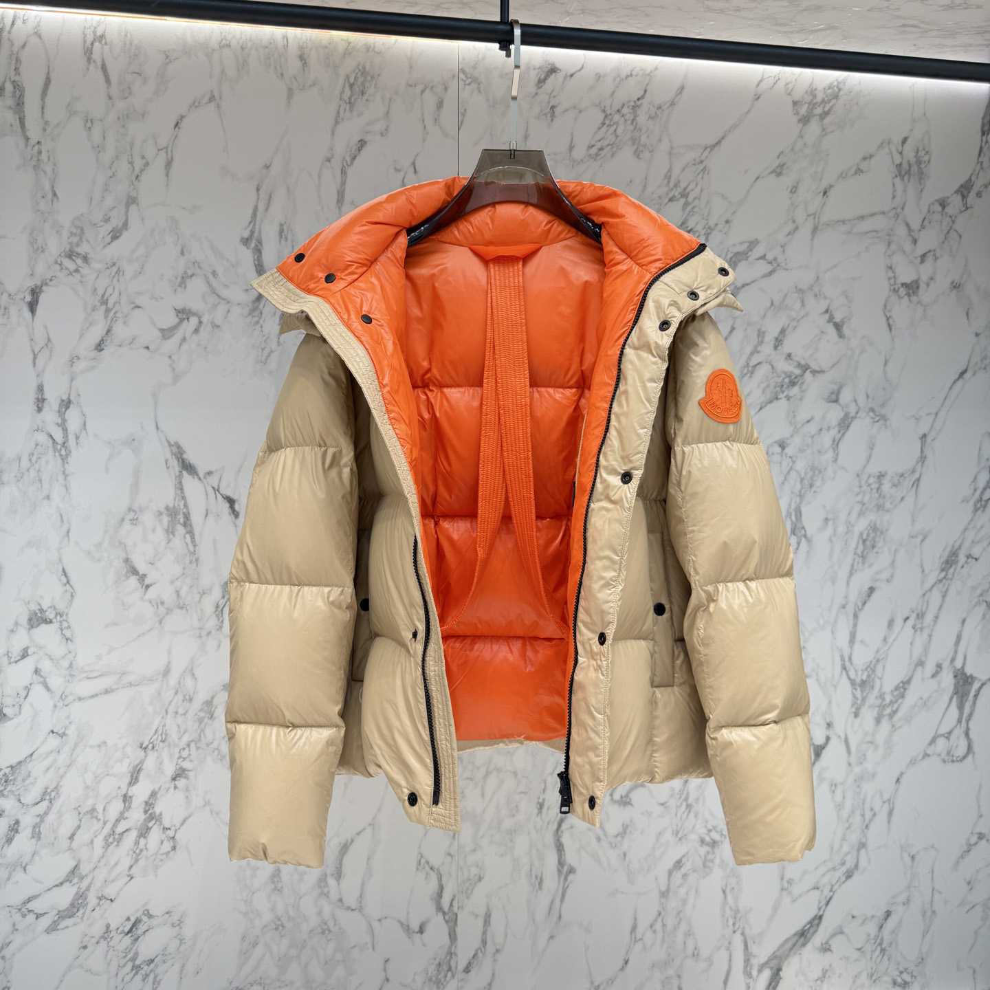Moncler Parana Hooded Short Down Jacket   - DopestKickz