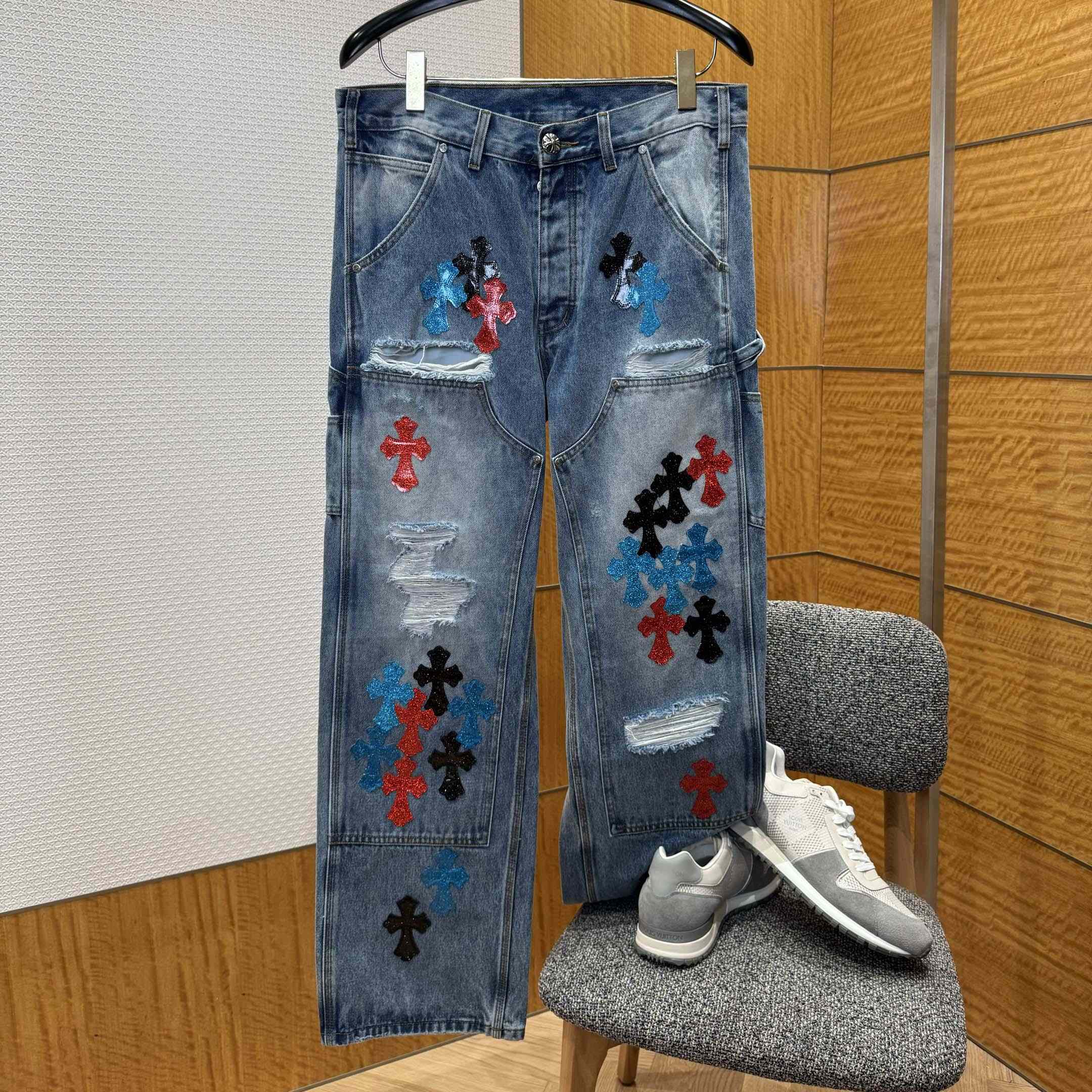 Chrome Hearts Jeans - DopestKickz