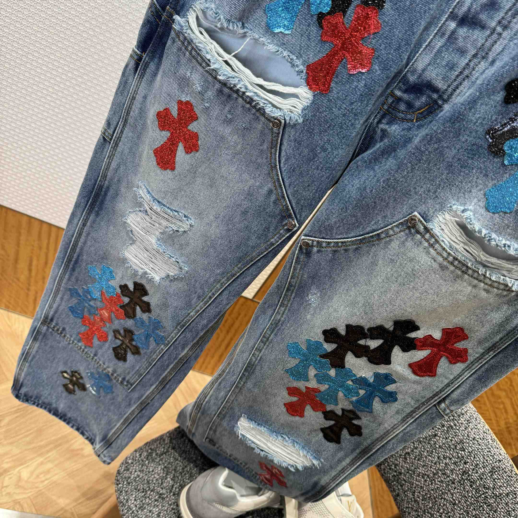 Chrome Hearts Jeans - DopestKickz