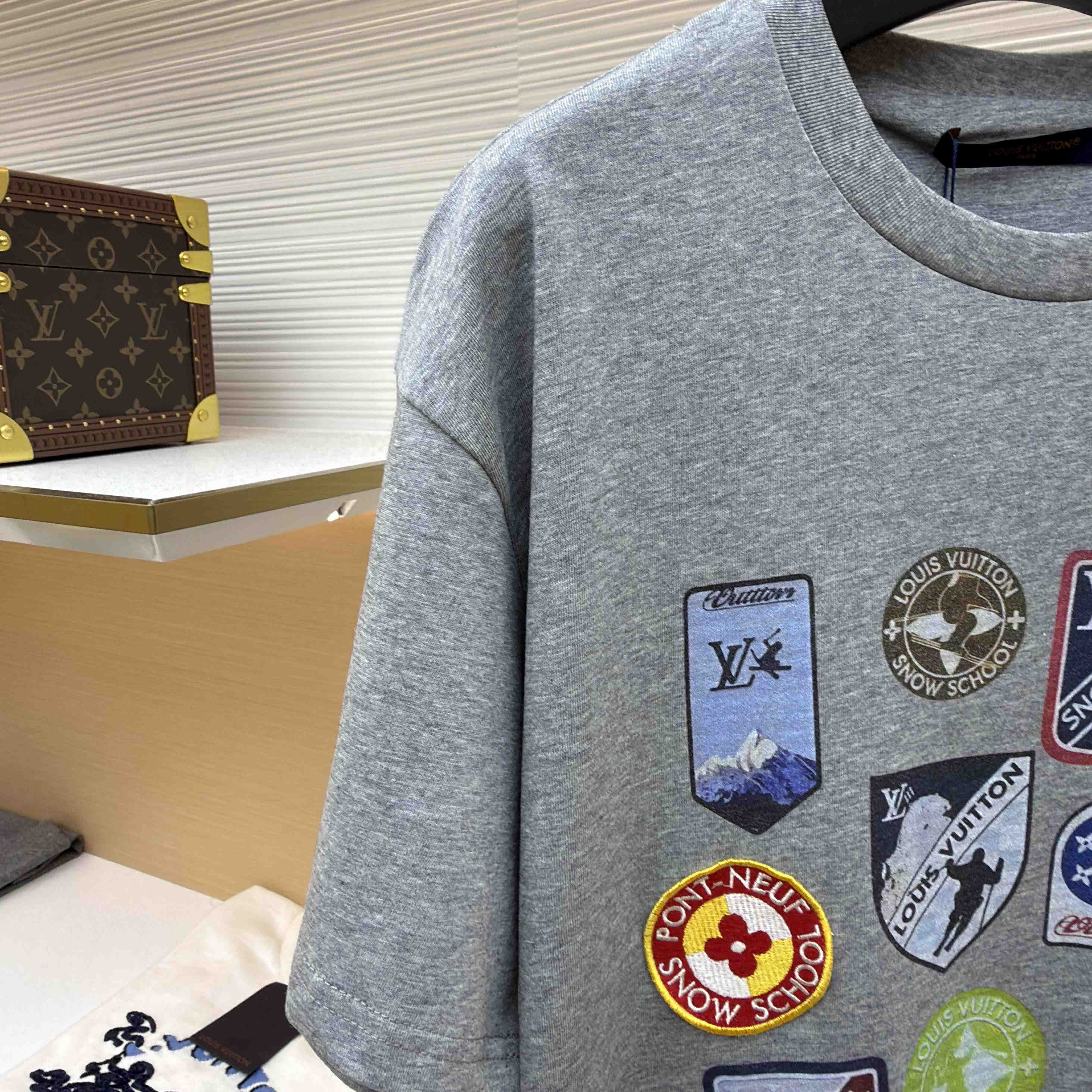 Louis Vuitton Signature Patches T-Shirt   1AJCES - DopestKickz