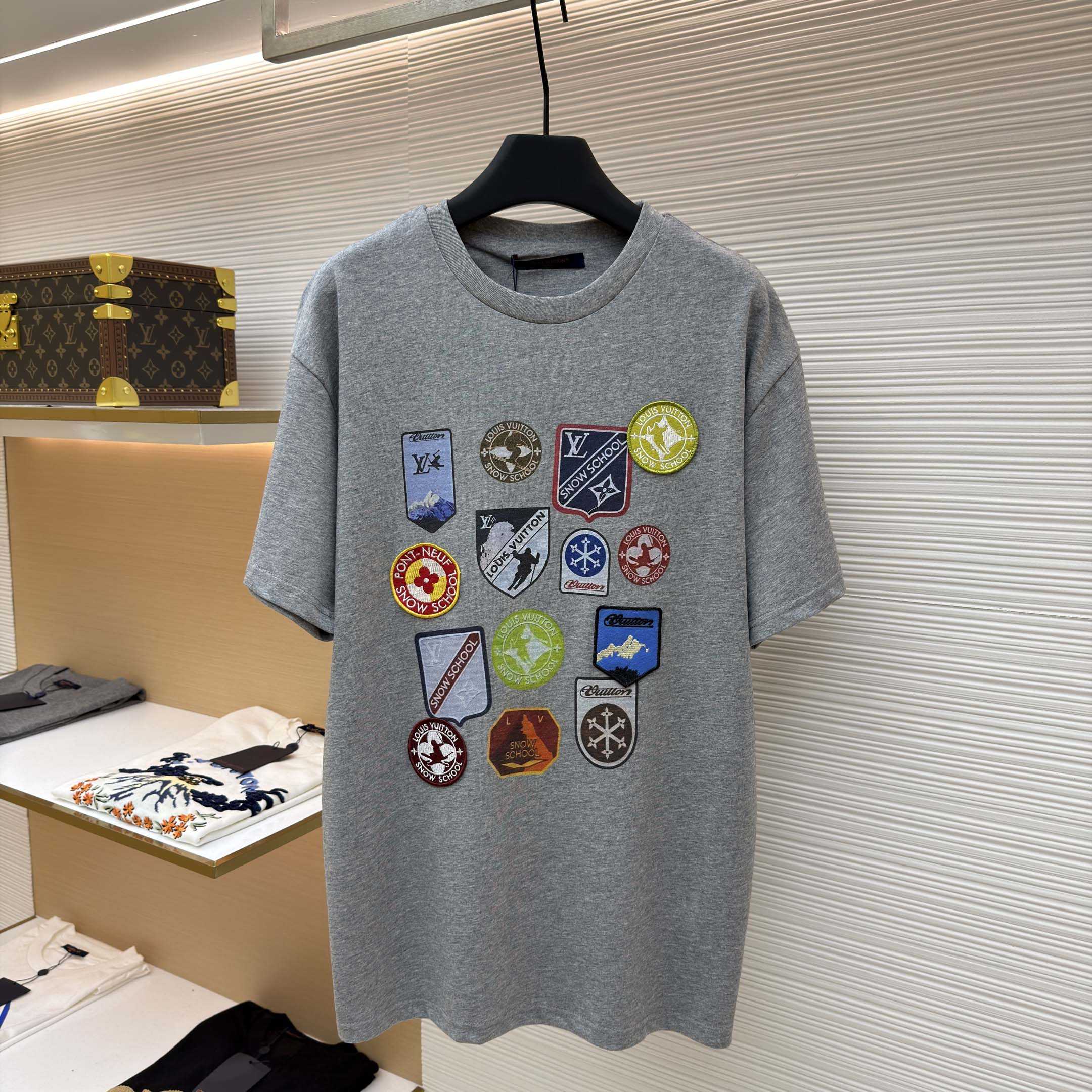 Louis Vuitton Signature Patches T-Shirt   1AJCES - DopestKickz