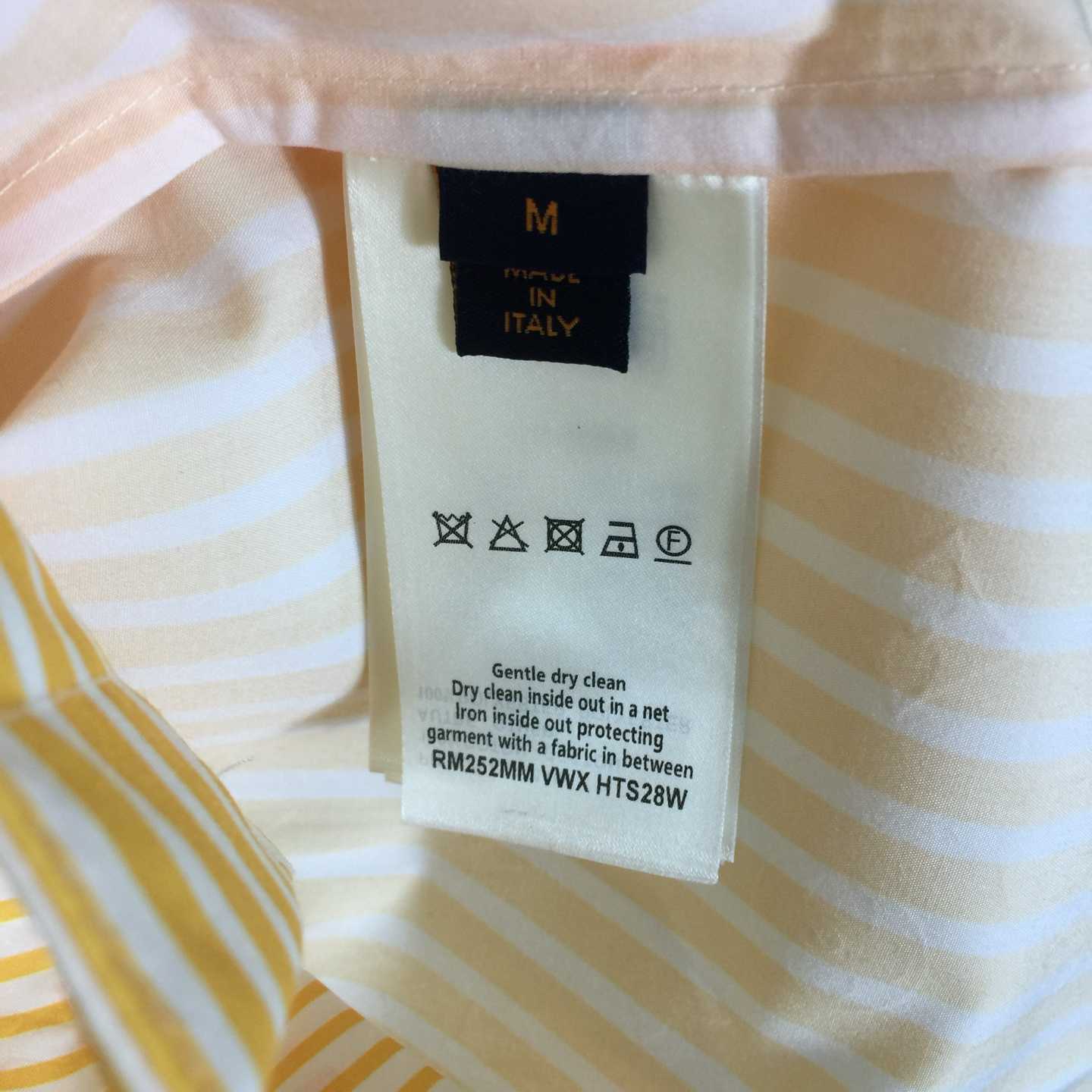 Louis Vuitton Monogram Striped Patchwork Short-Sleeved Shirt   1AHVWT - DopestKickz