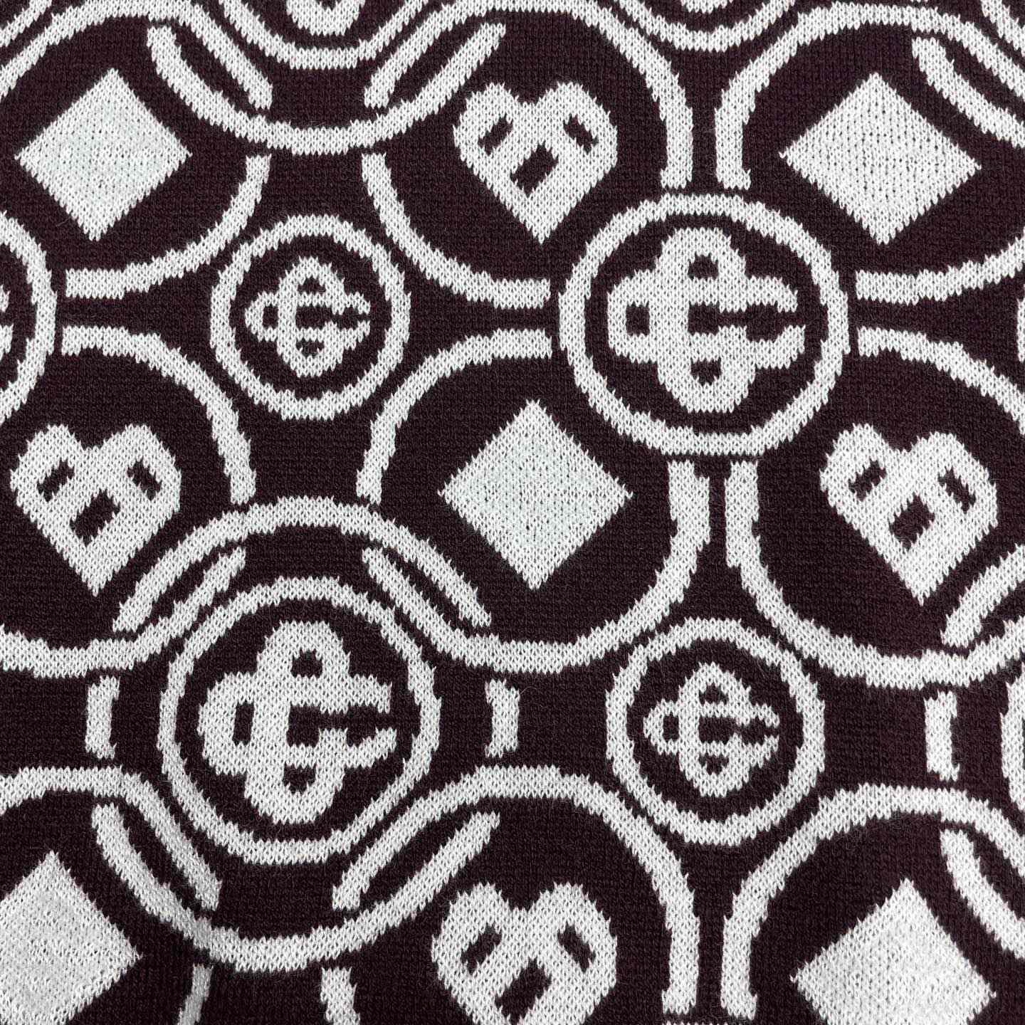 Casablanca Monogram Cotton Knit Polo shirt    Z6027 - DopestKickz