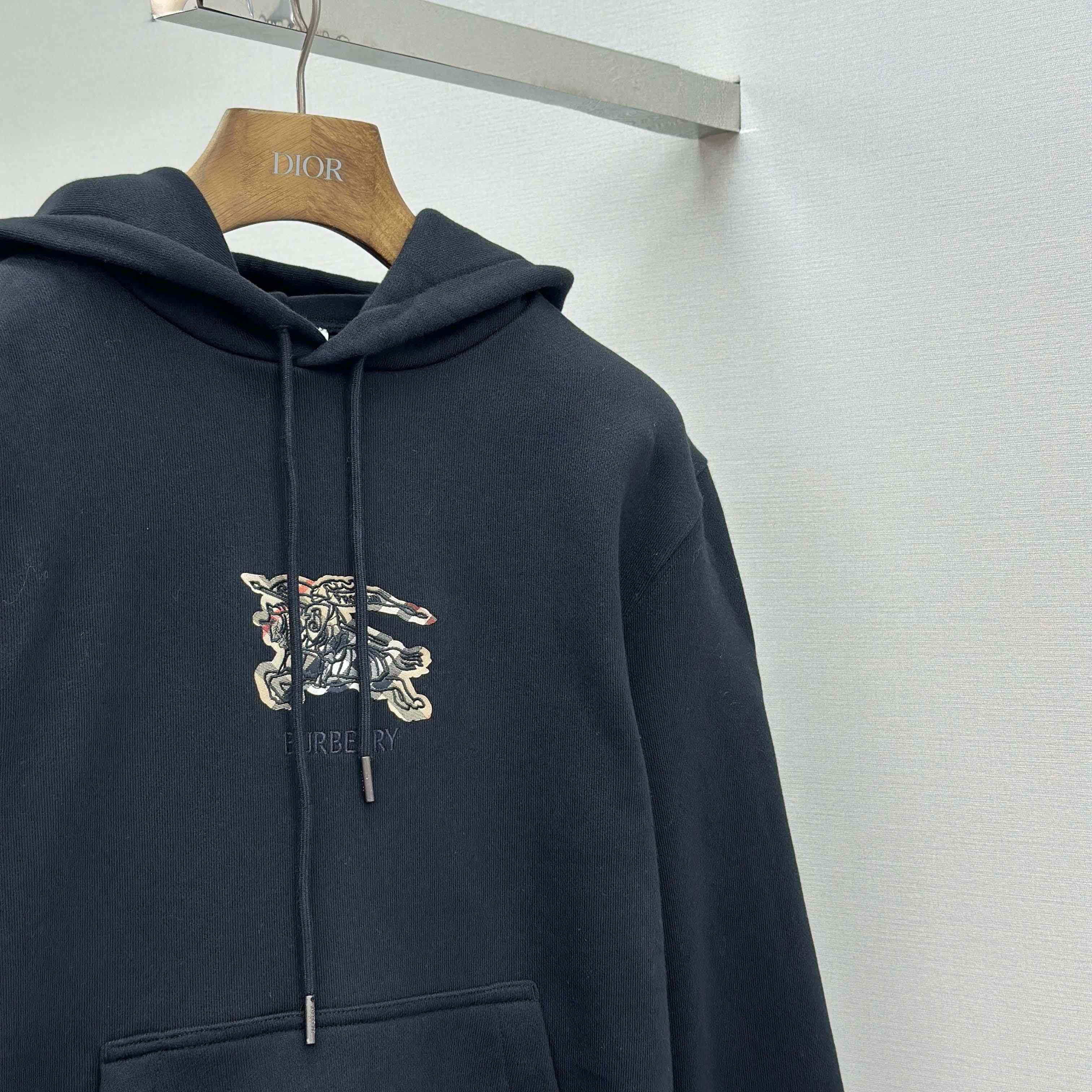 Burberry EKD Check Cotton Hoodie   - DopestKickz