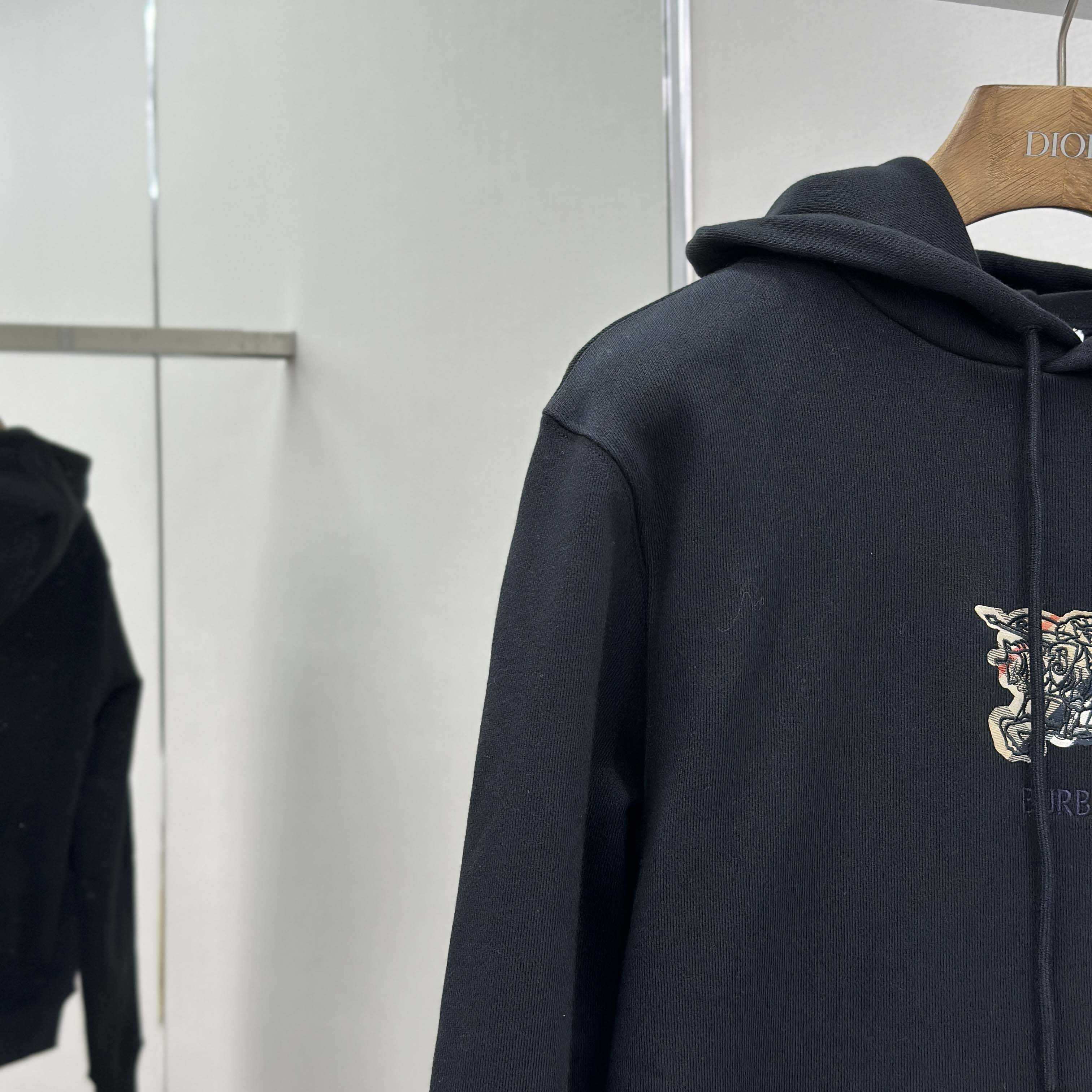 Burberry EKD Check Cotton Hoodie   - DopestKickz