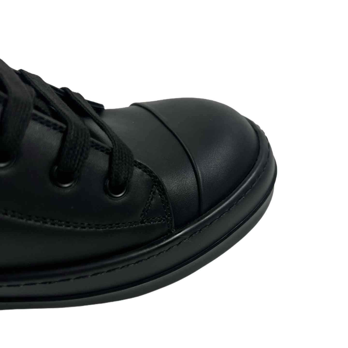 Rick Owens lace-up Leather Sneakers  - DopestKickz