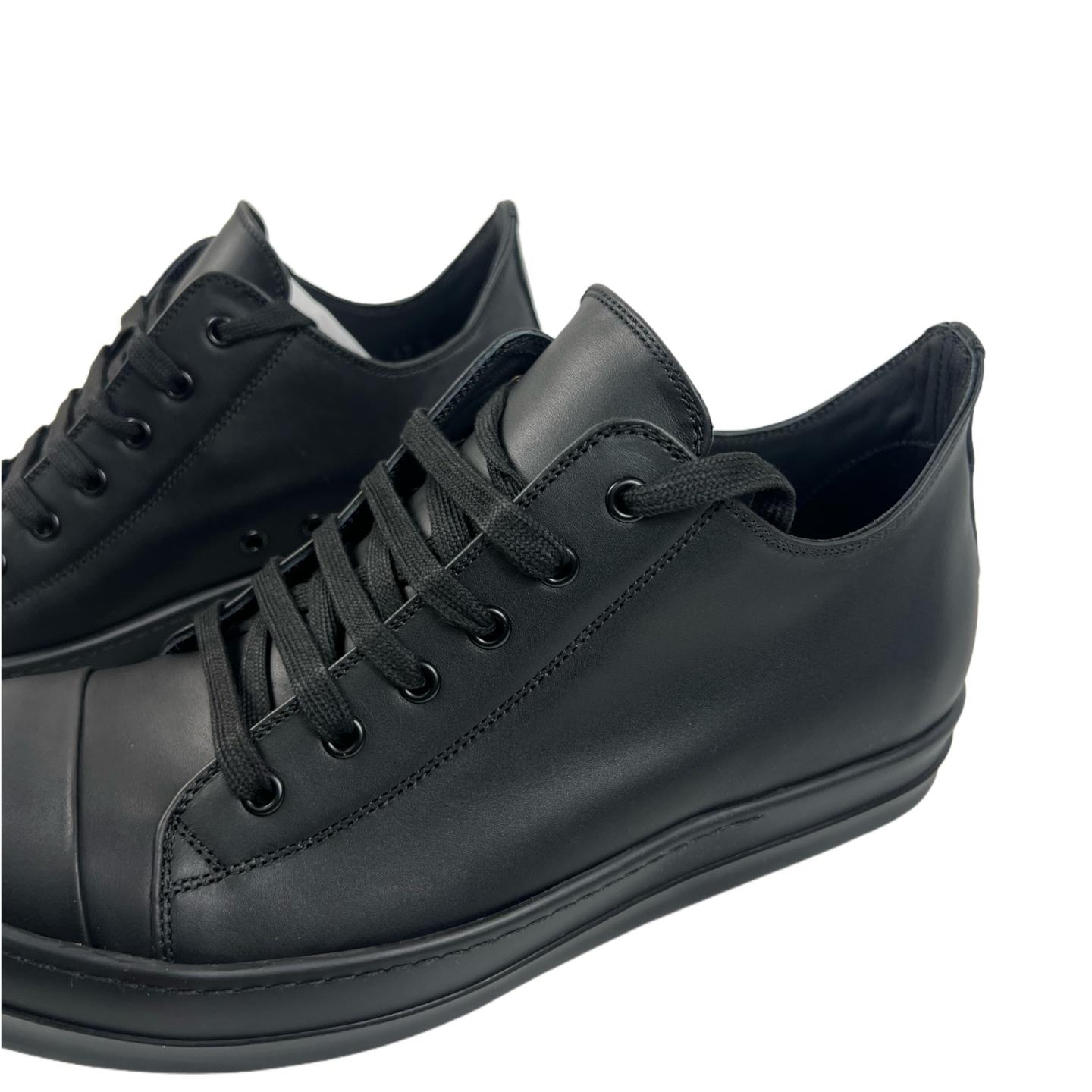 Rick Owens lace-up Leather Sneakers  - DopestKickz