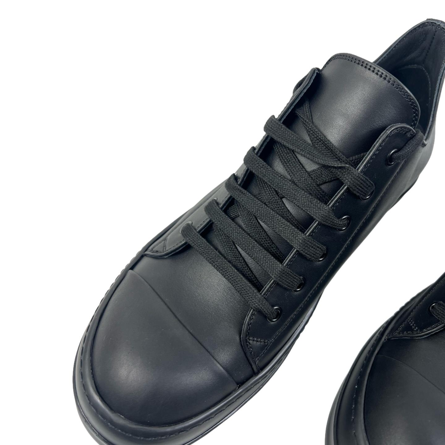 Rick Owens lace-up Leather Sneakers  - DopestKickz