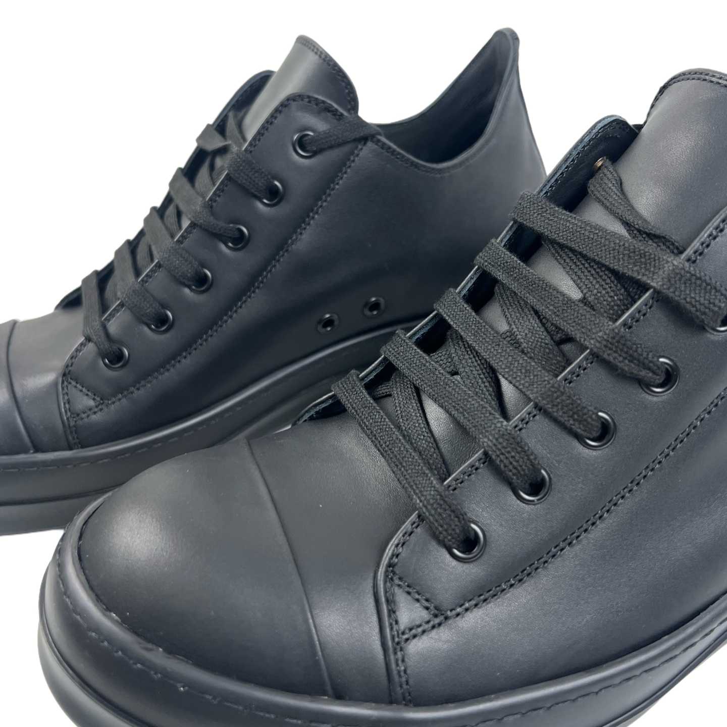 Rick Owens lace-up Leather Sneakers  - DopestKickz