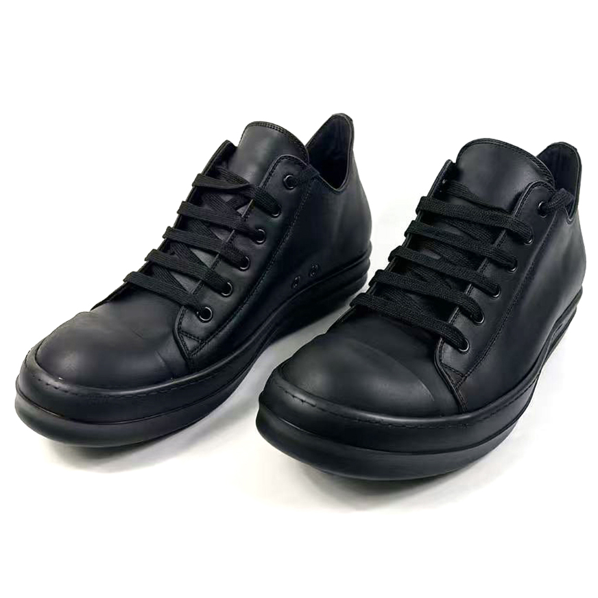Rick Owens lace-up Leather Sneakers  - DopestKickz