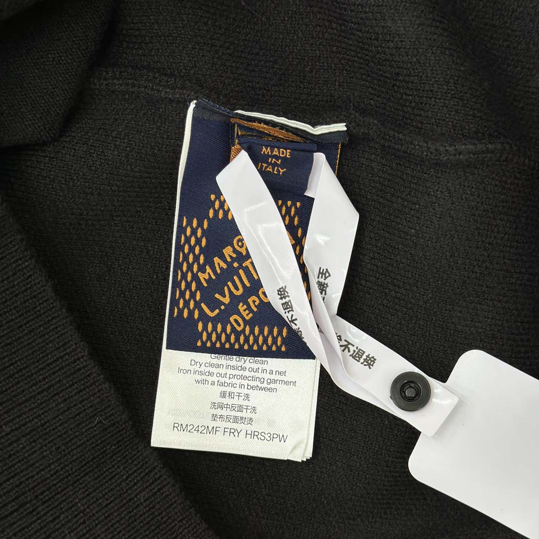 Louis Vuitton Knit Blouson With Leather Details   1AH347 - DopestKickz