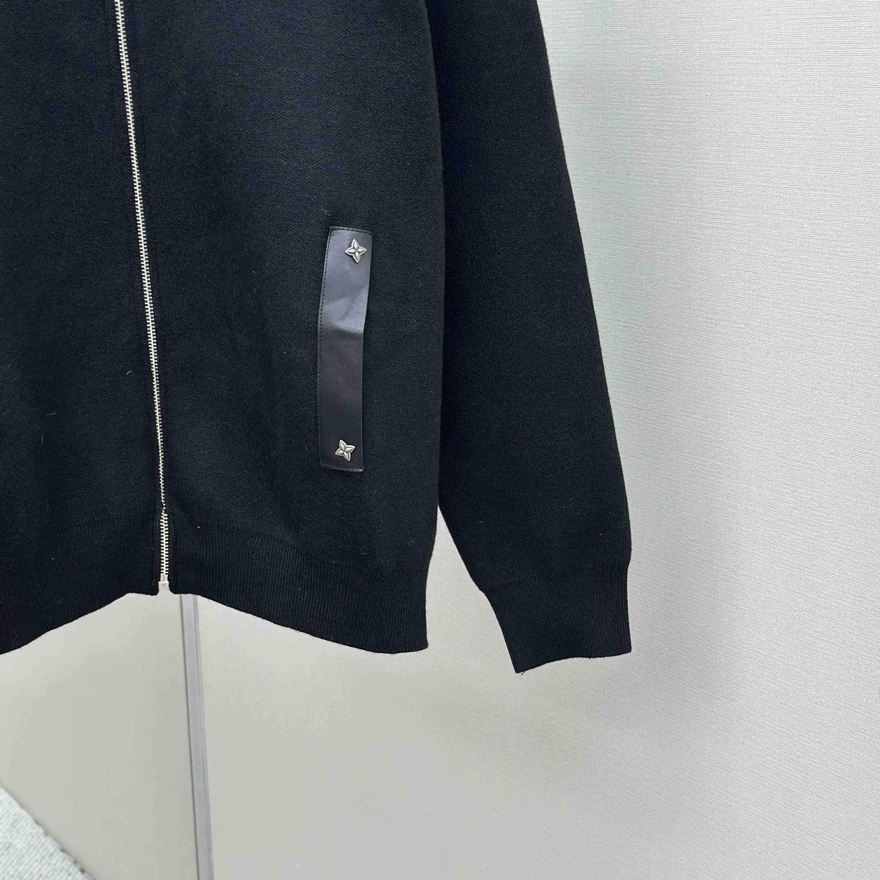 Louis Vuitton Knit Blouson With Leather Details   1AH347 - DopestKickz