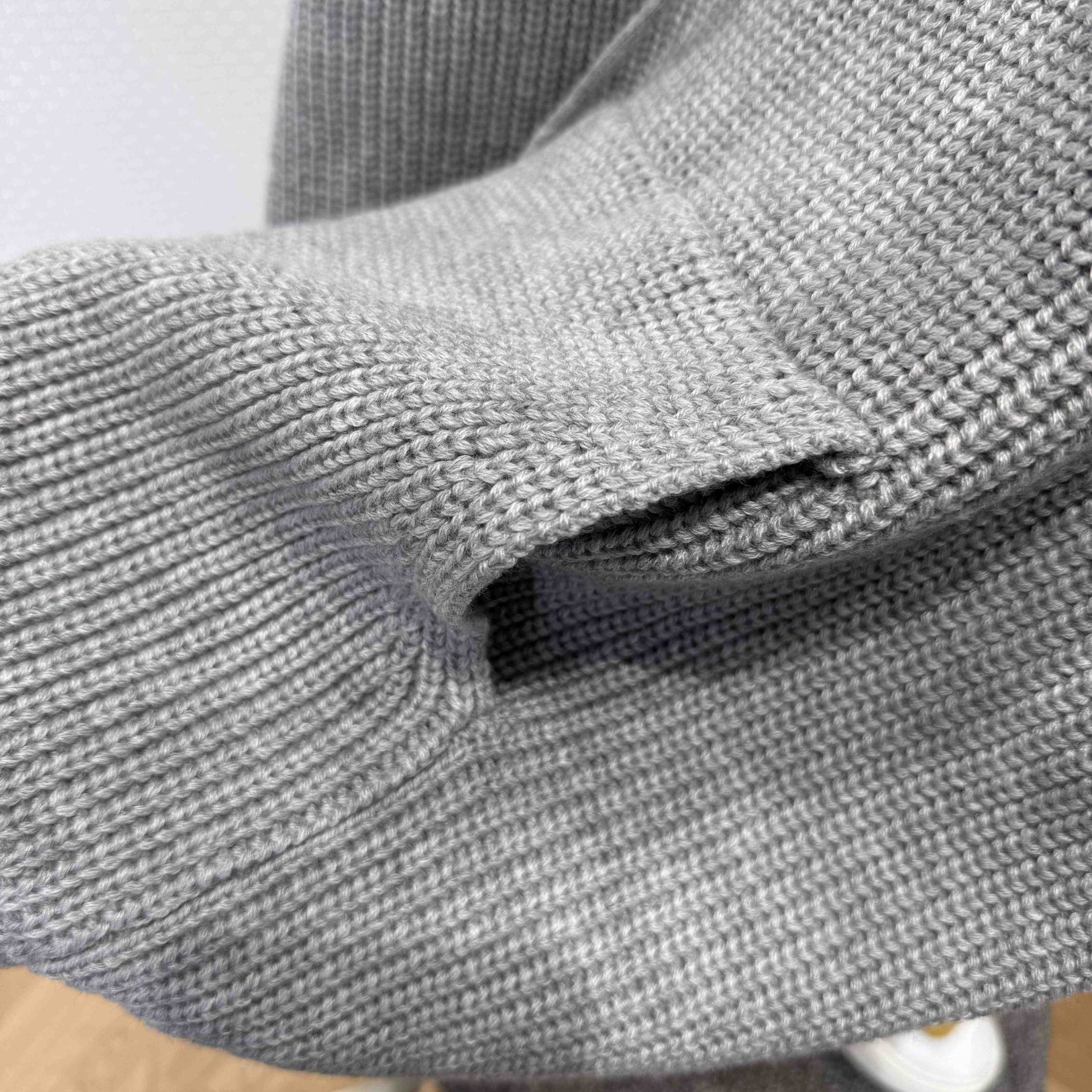 Celine Hooded Sweater In Ribbed Wool - DopestKickz