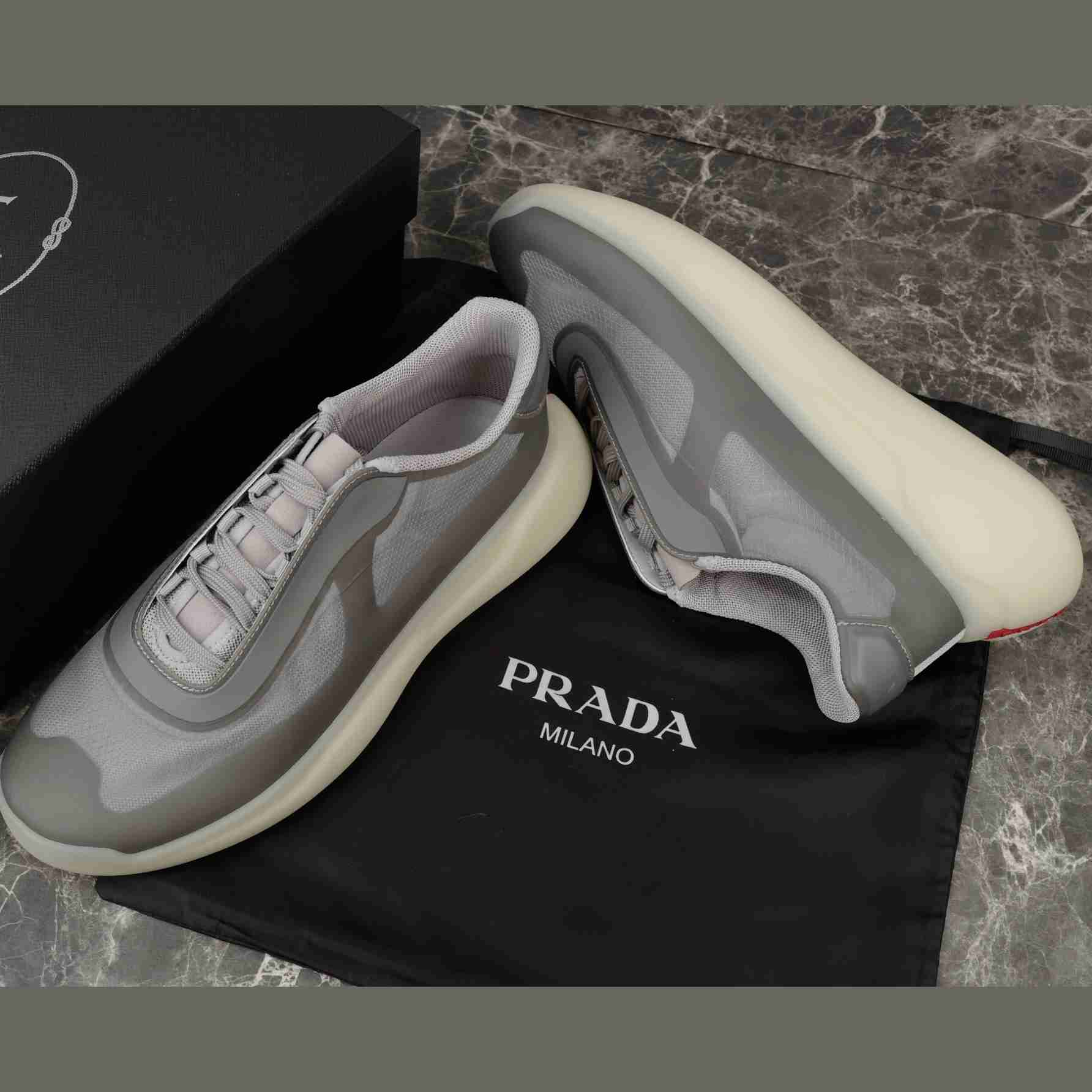 Prada America's Cup Re-Nylon And Bike Fabric Sneakers - DopestKickz