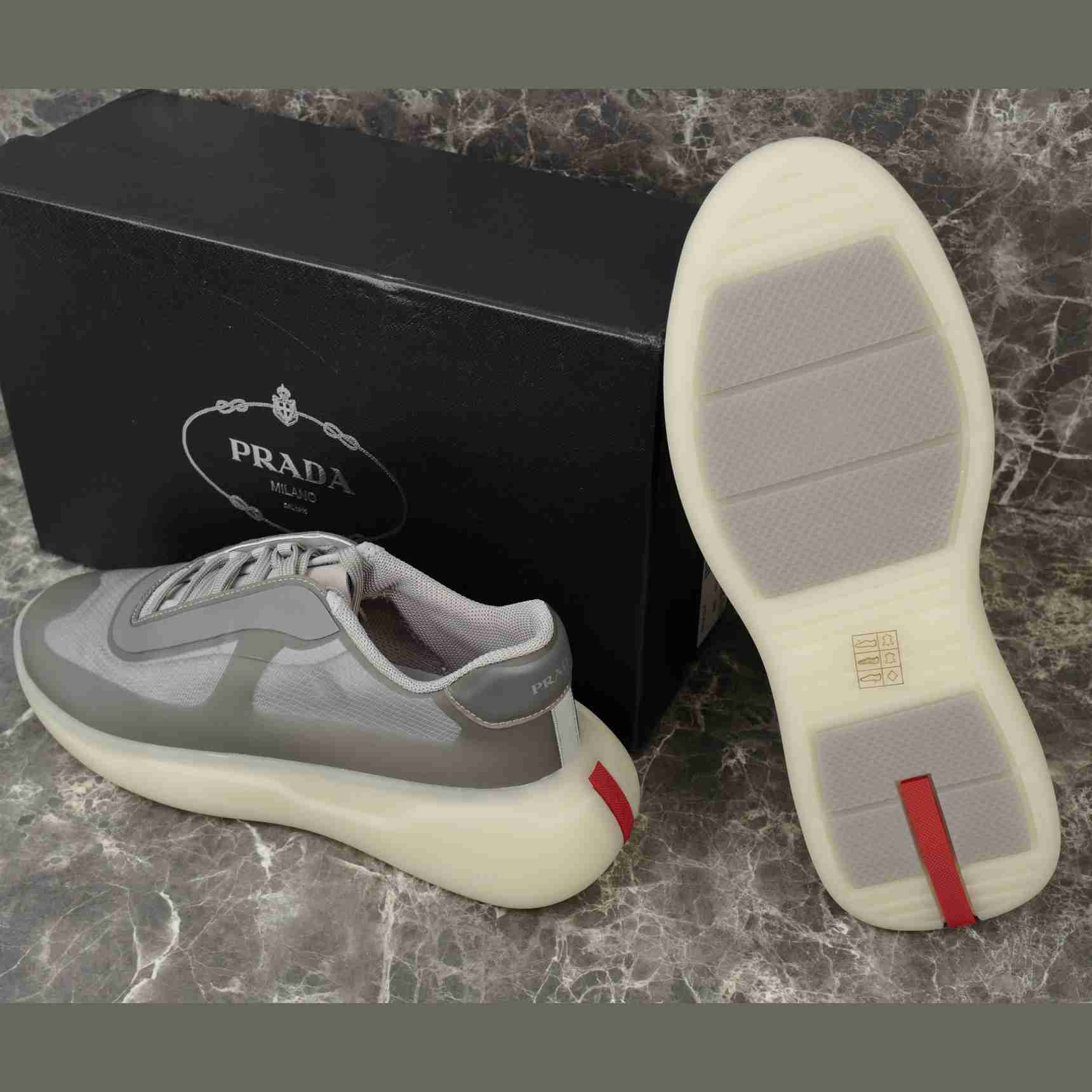 Prada America's Cup Re-Nylon And Bike Fabric Sneakers - DopestKickz